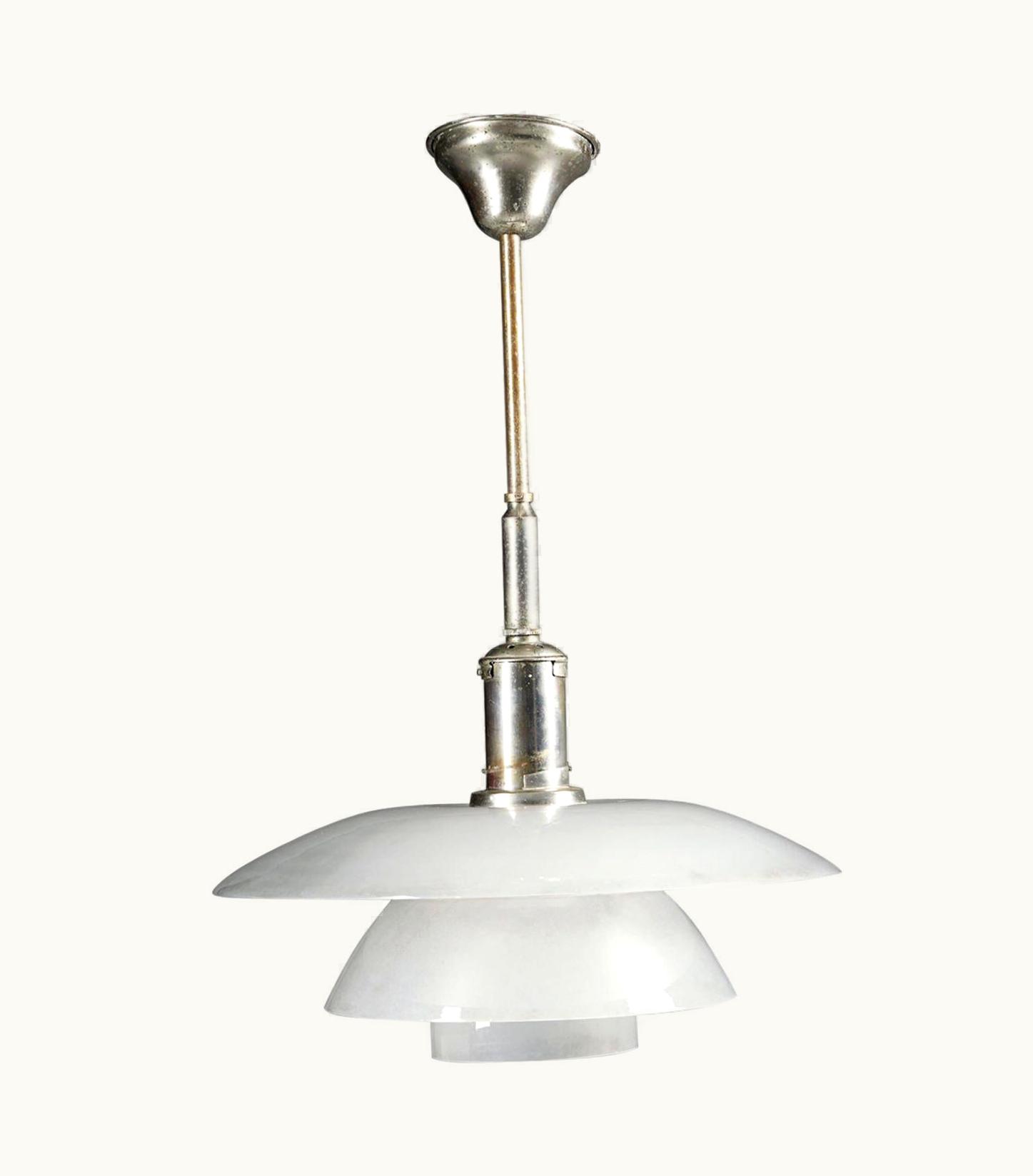 Poul Henningsen Poul Henningsen Ceiling Lamp PH 4/4 Designed By Poul Henningsen For Louis Poulsen, Denmark, 1930