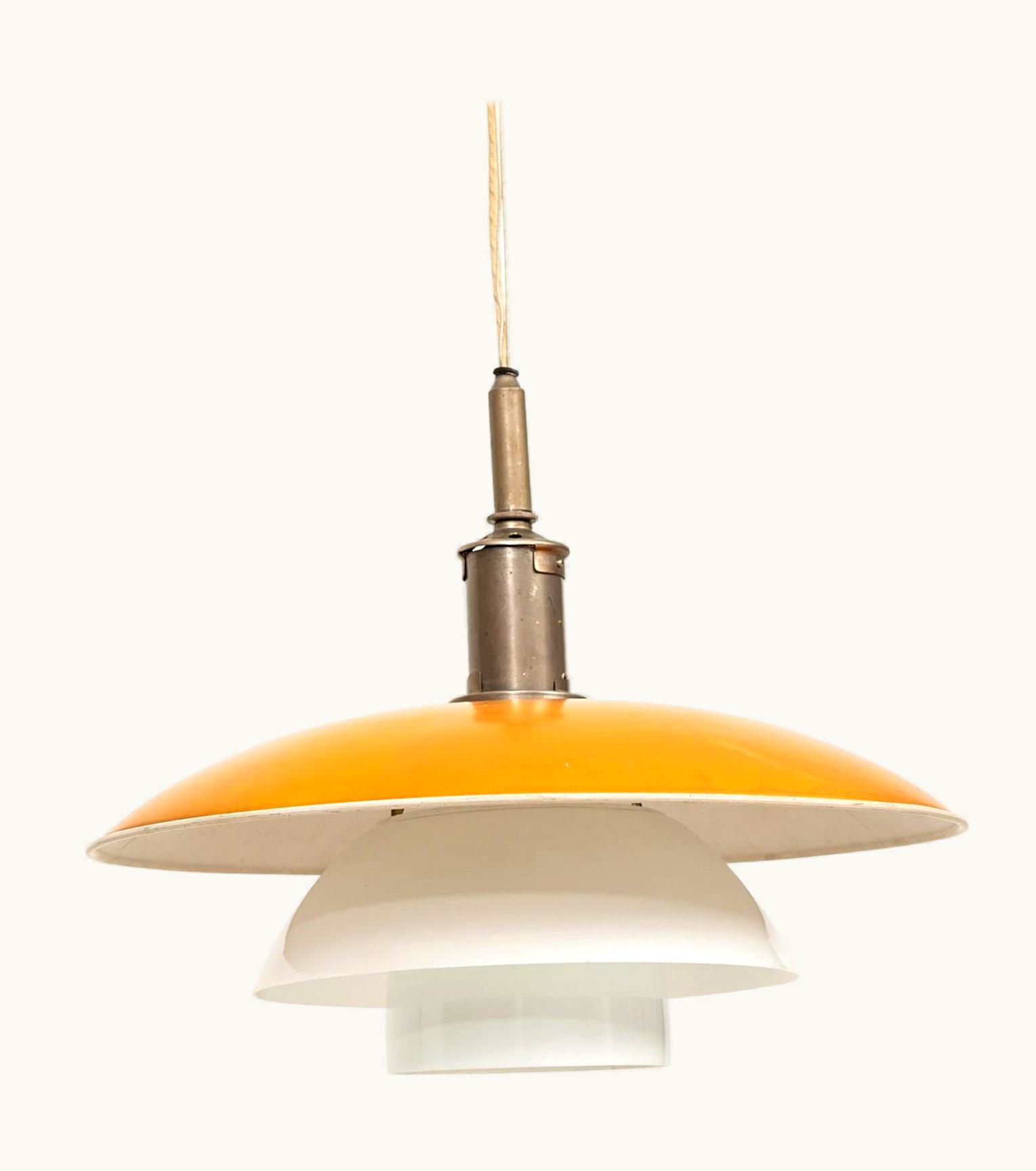 Poul Henningsen Poul Henningsen Ceiling Lamp Model PH-5/5 Produced By Louis Poulsen In Denmark
