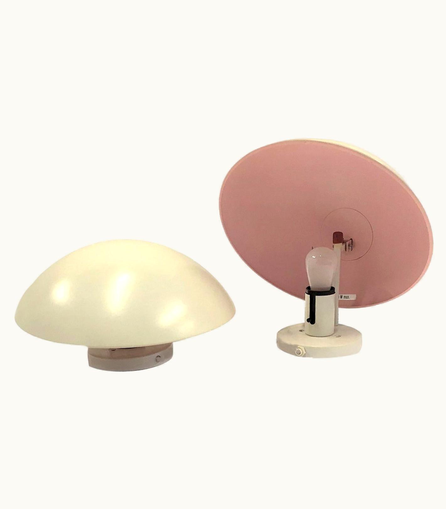 Poul Henningsen Poul Henningsen Danish Modern PH-Hat Pair Sconces By Poul Henningsen For Louis Poulsen, 1960s