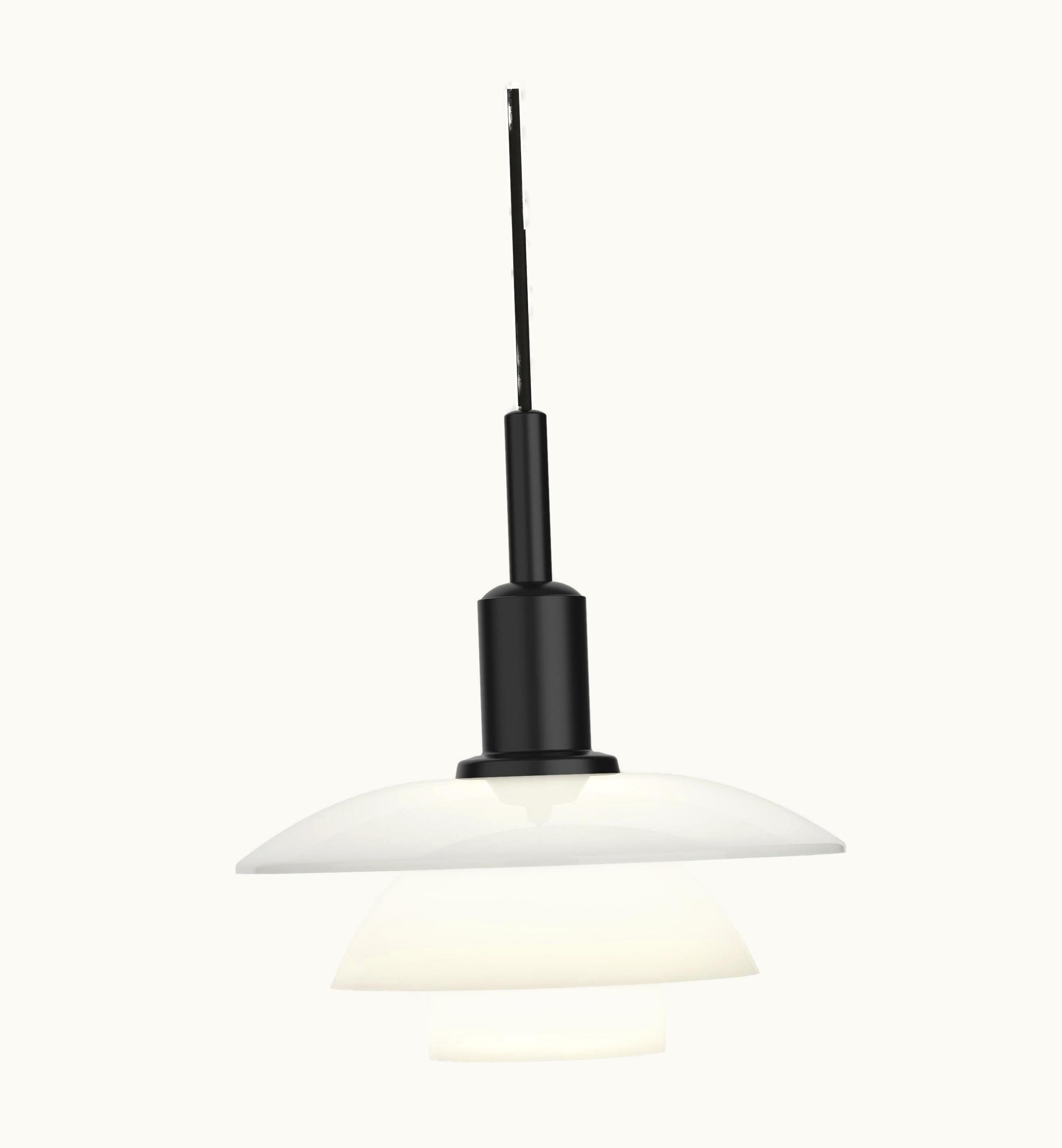 Poul Henningsen Poul Henningsen 'PH 3/3' Opaline Glass Pendant Lamp For Louis Poulsen