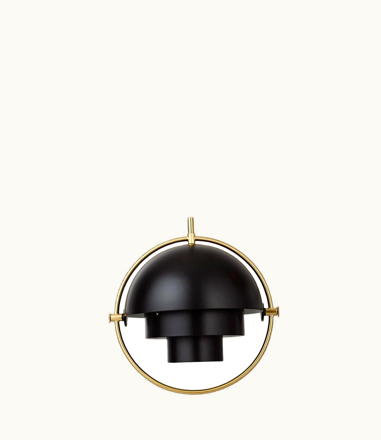 Louis Weisdorf Multi-Lite Pendant Lamp, Small, Black Brass, Black