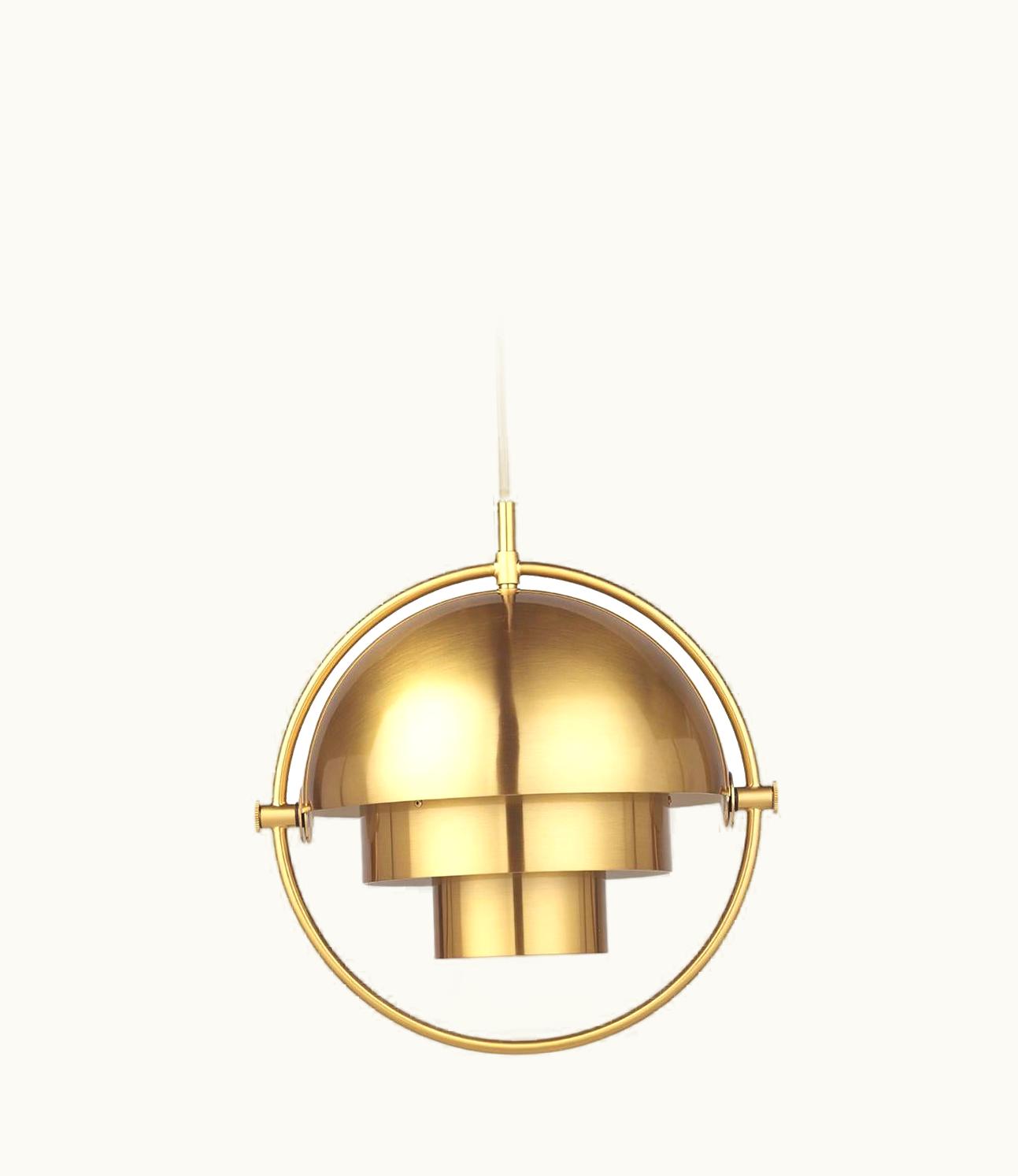 Louis Weisdorf Louis Weisdorf Multi-Lite Pendant Lamp, Small, Brass, Shiny