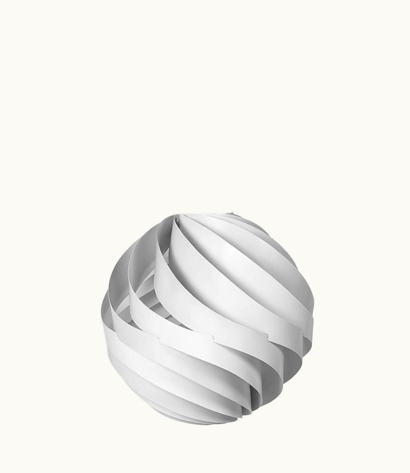 Louis Weisdorf Louis Weisdorf Turbo Pendant Lamp, Large, White, Alabaster White Glossy