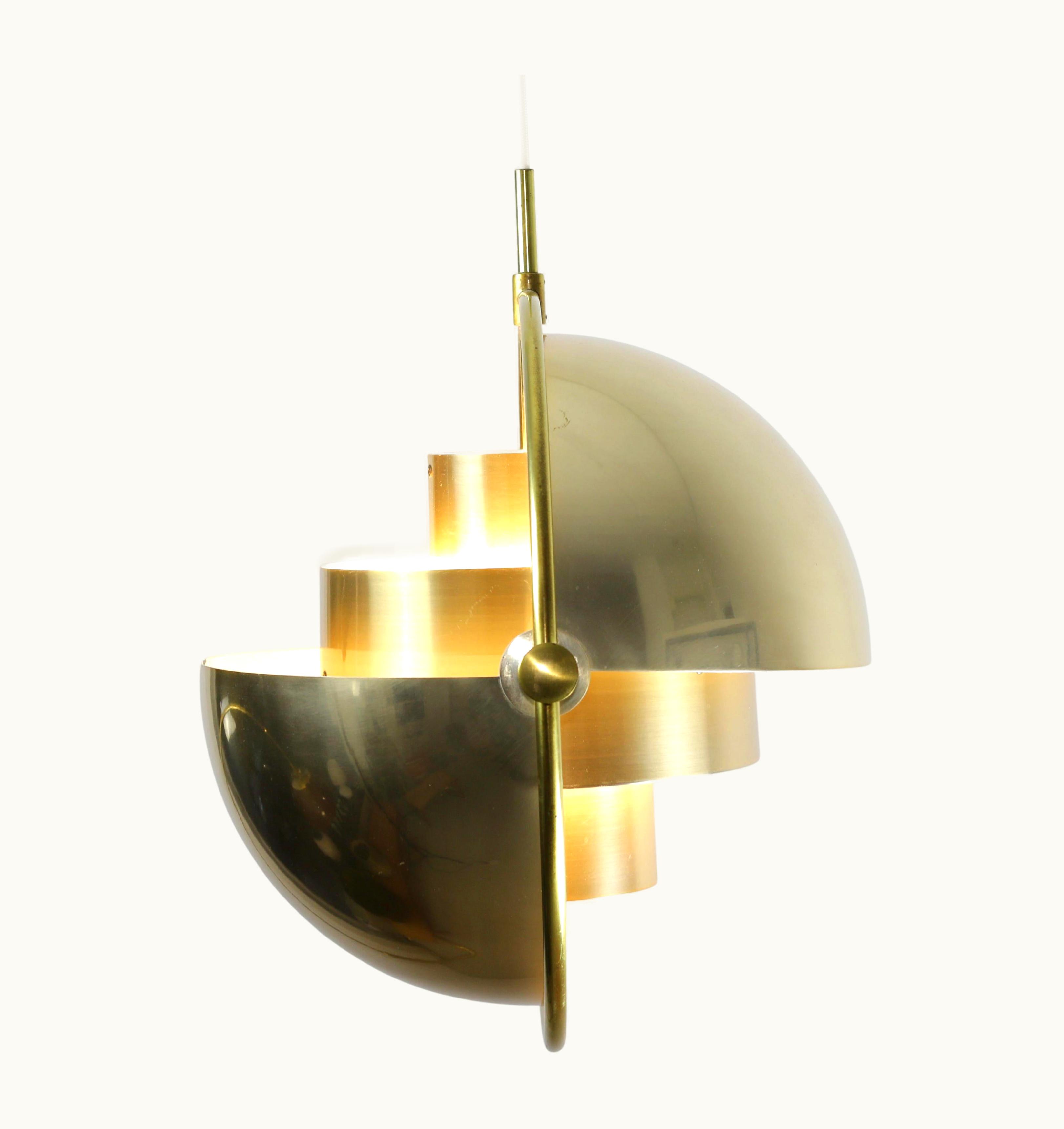 Louis Weisdorf Louis Weisdorf Original Multi-Lite By Louis Weisdorf For Lyfa 1972