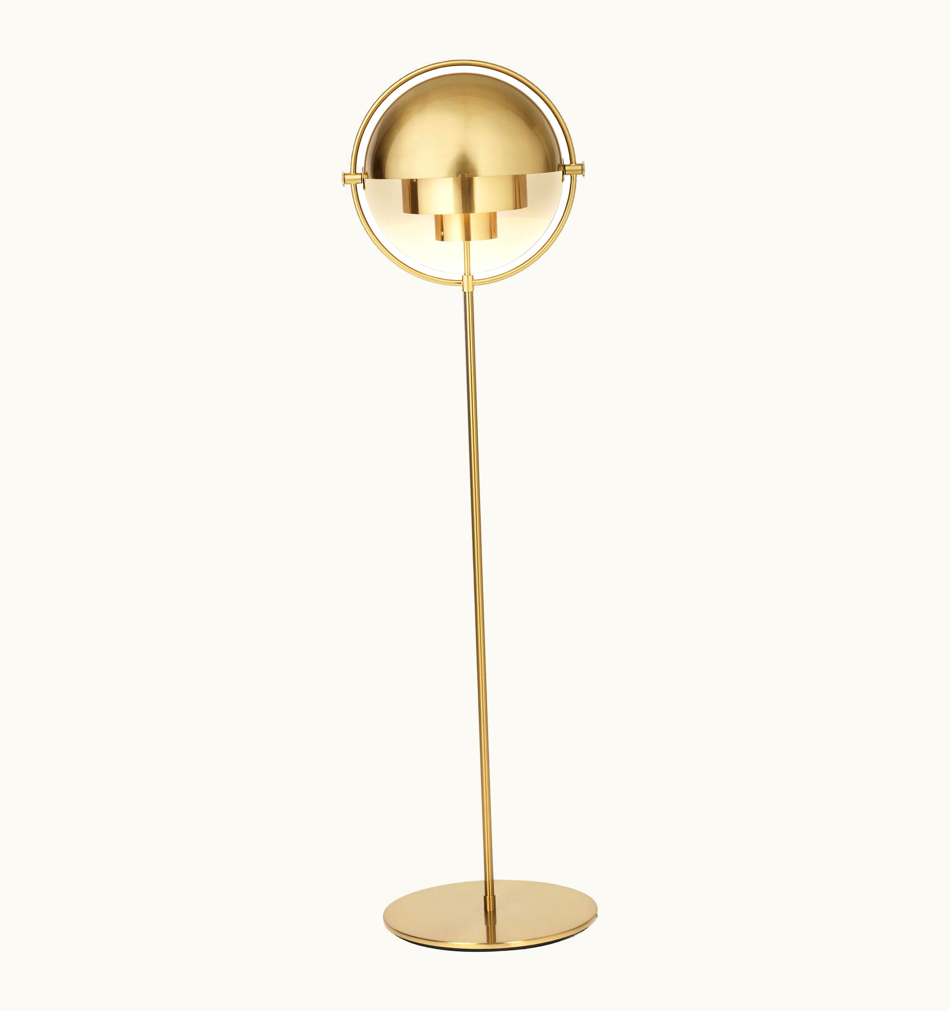Louis Weisdorf Louis Weisdorf 'Multi-Lite' Floor Lamp In Brass