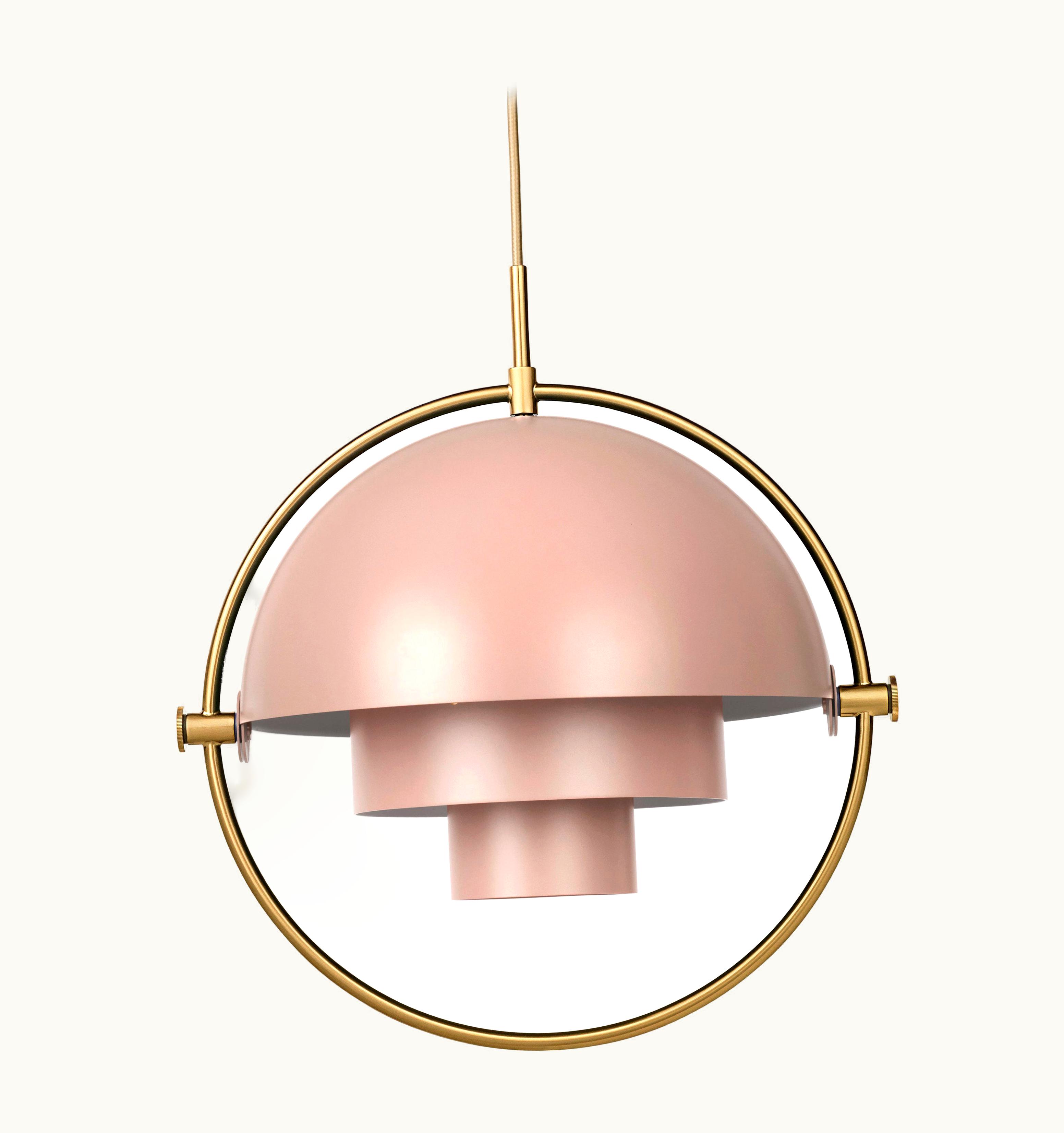 Louis Weisdorf 'Multi-Lite' Pendant Lamp In Rose