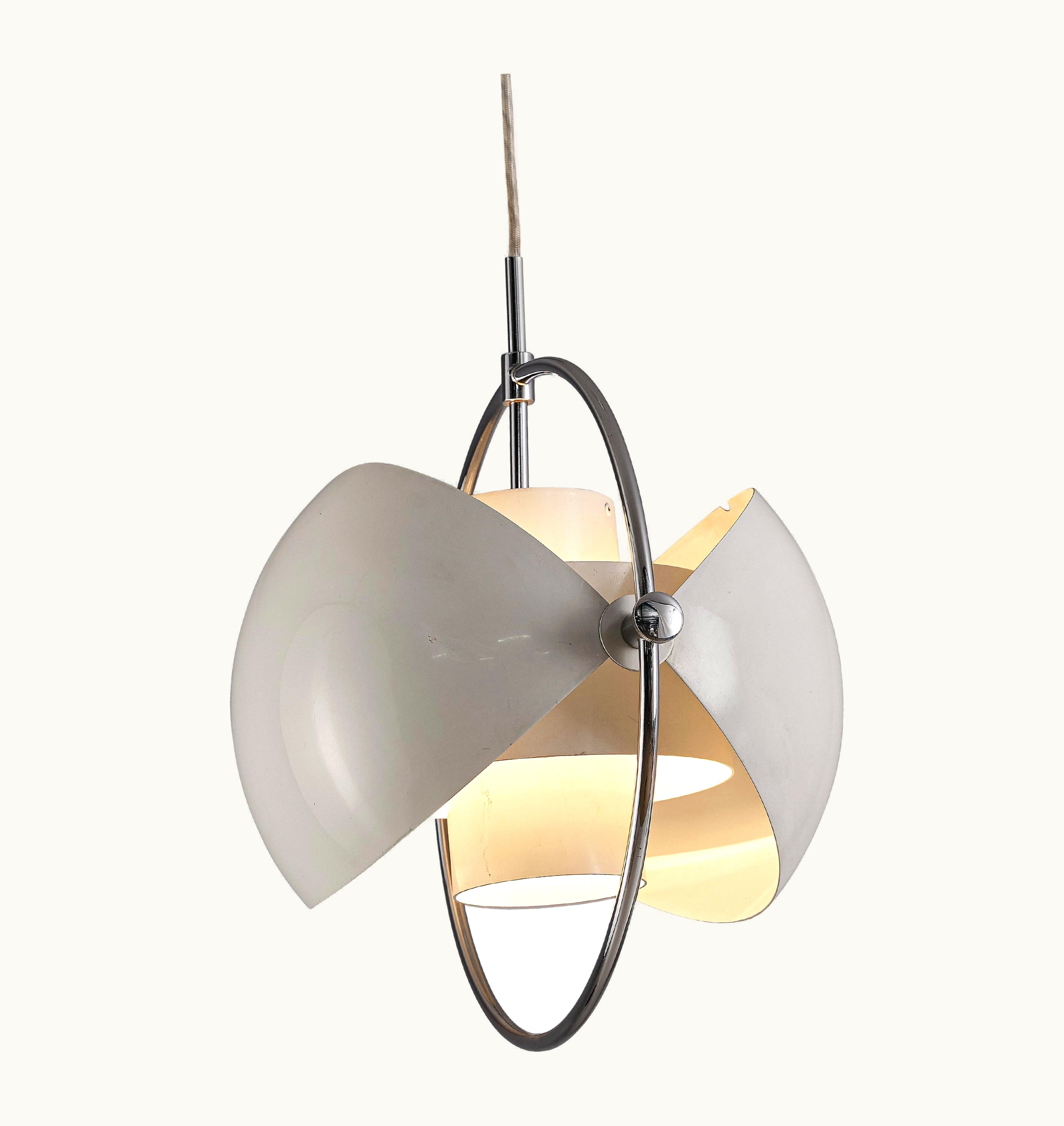 Louis Weisdorf Louis Weisdorf For Lyfa 'Multi-Lite' Pendant In Metal And Chrome