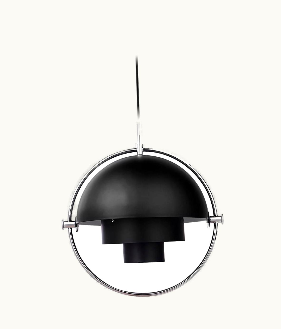 Louis Weisdorf Louis Weisdorf Multi-Lite Pendant, Chrome, Black