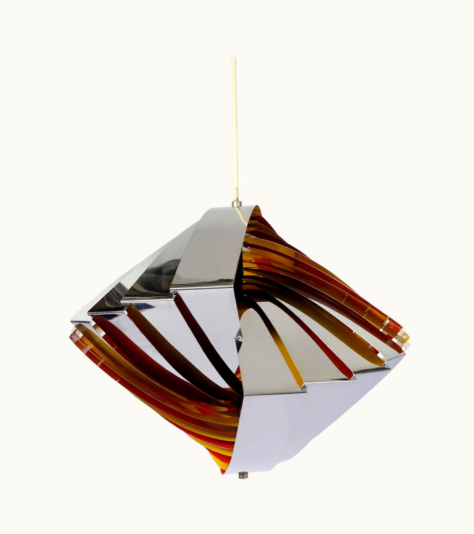 Louis Weisdorf Louis Weisdorf Danish Mid Century Tivoli Garden Pendant By Louis Weisdorf