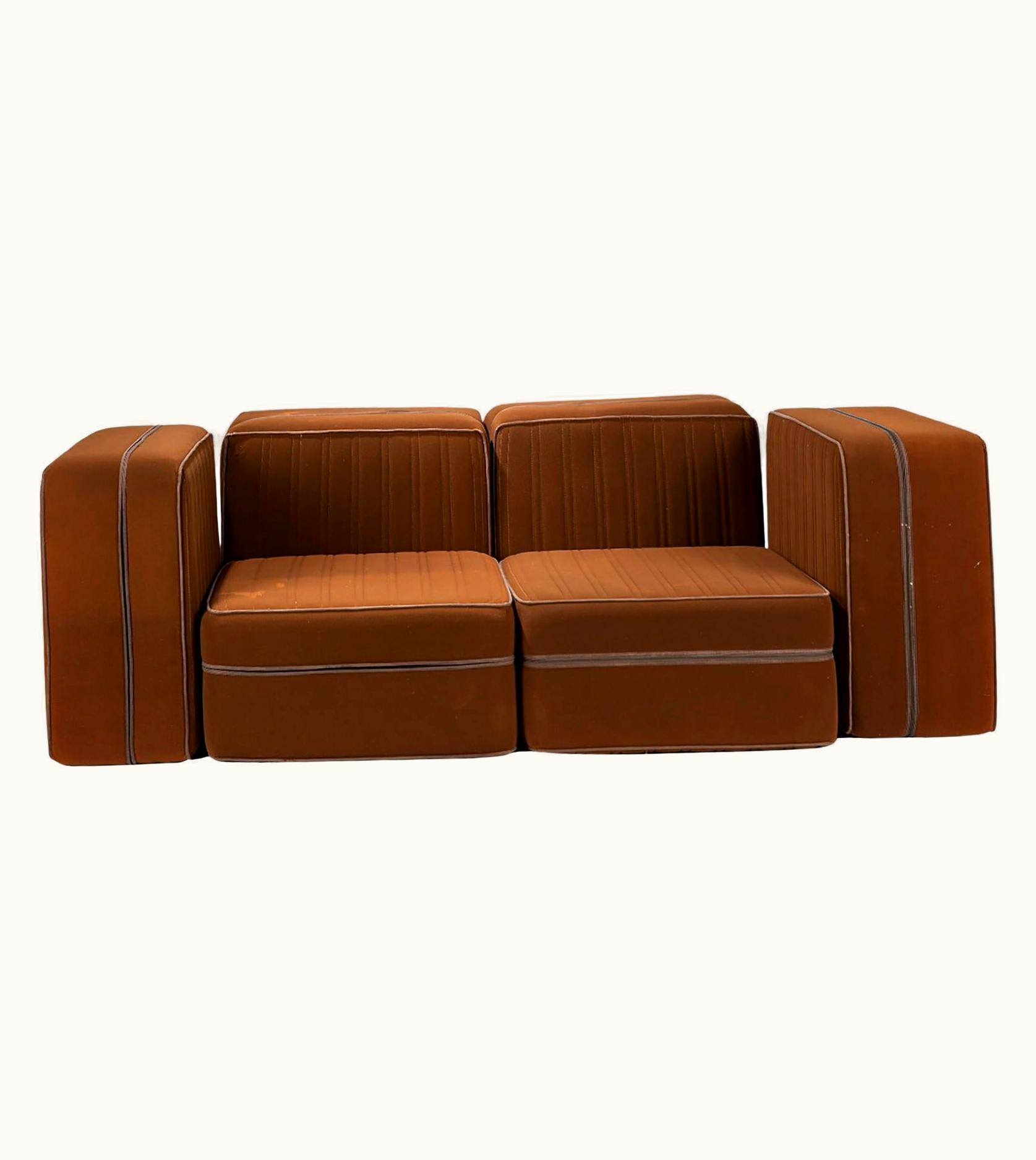 Gionathan de Pas & Donato D'Urbino & Paolo Lomazzi Gionathan de Pas & Donato D'Urbino & Paolo Lomazzi De Pas, D'urbino, Lomazzi, Settebello, A Modular Sofa, Zanotta, 1974