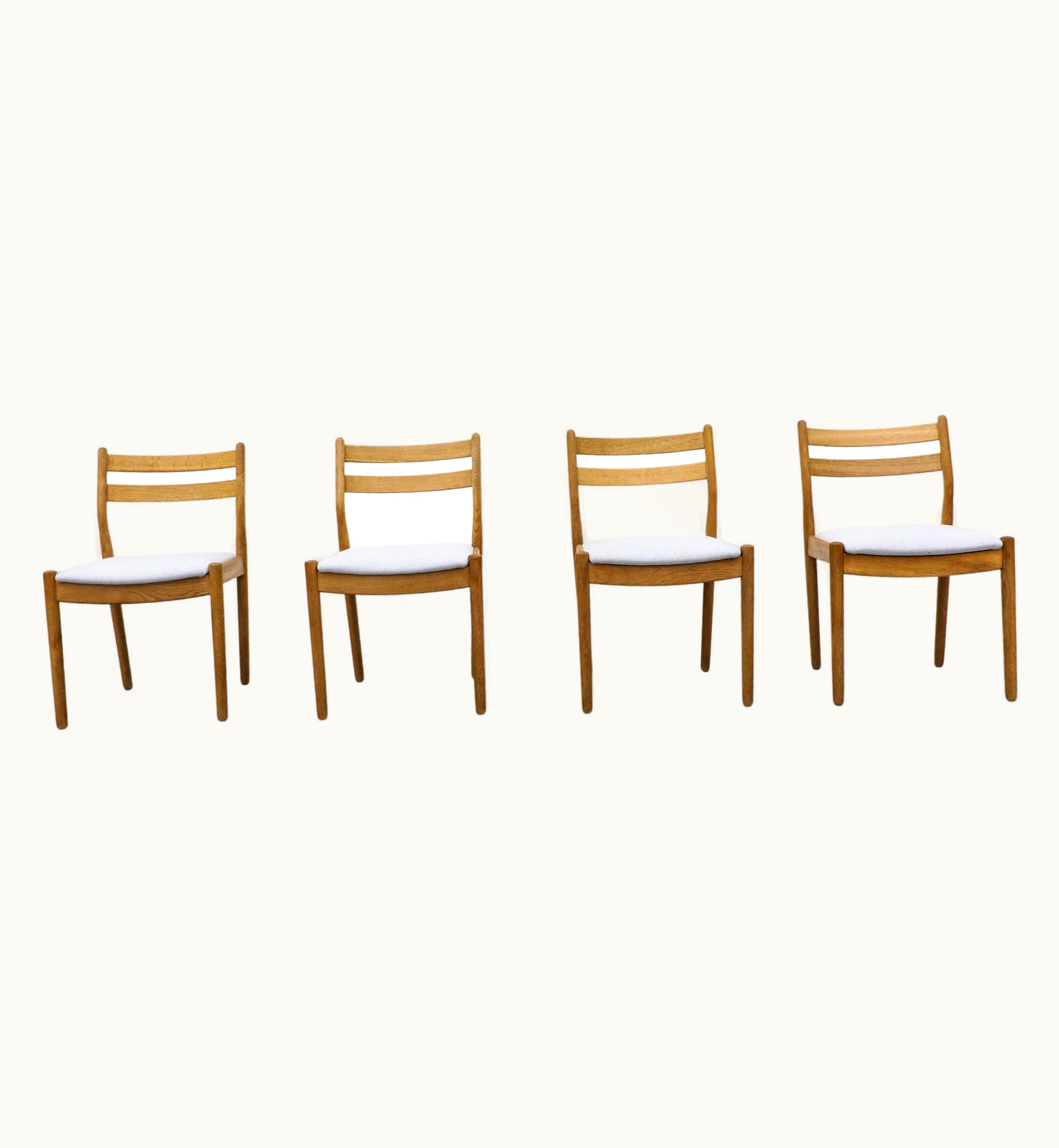 Poul Volther Set Of 4 Poul Volther Oak Dining Chairs