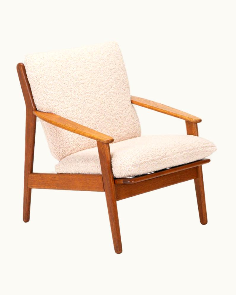 Poul Volther Vintage Easy Chair By Poul Volther For Fdb Mobler, Denmark 1960s