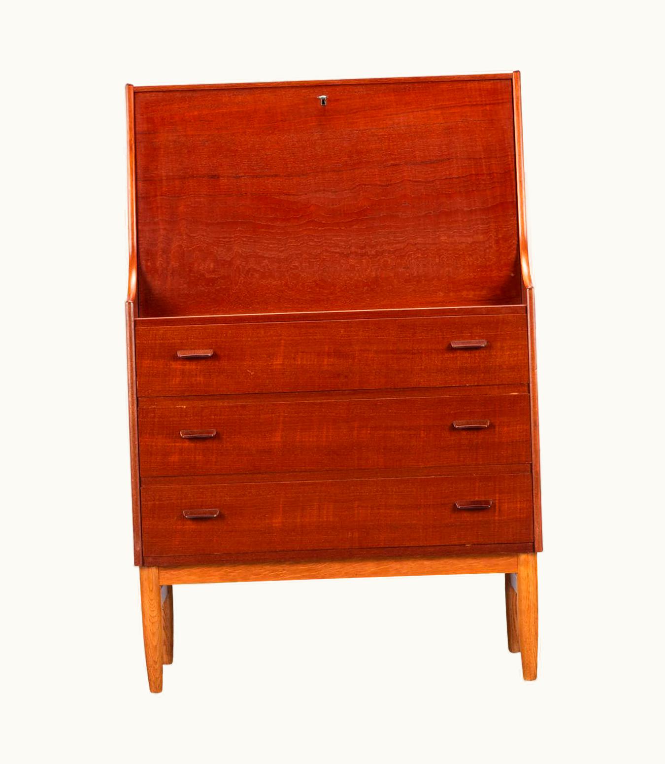 Poul Volther Mid-Century Modern Secretary By Poul Volther, 1960s