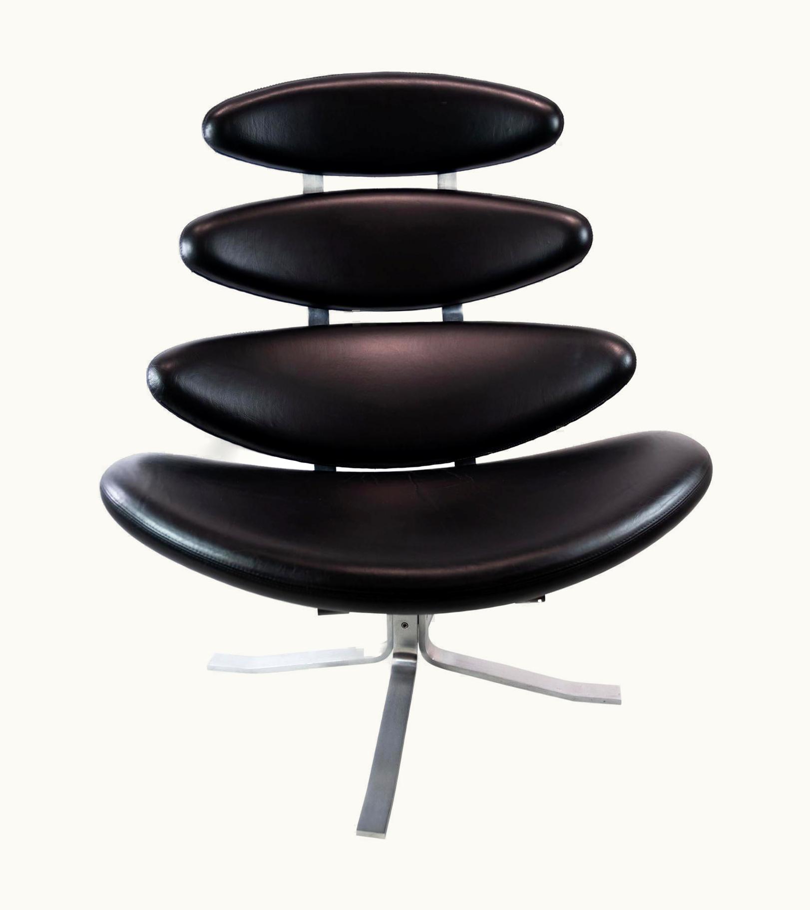 Poul Volther Corona Easy Chair, Model EJ 5, Designed By Poul M. Volther In 1964