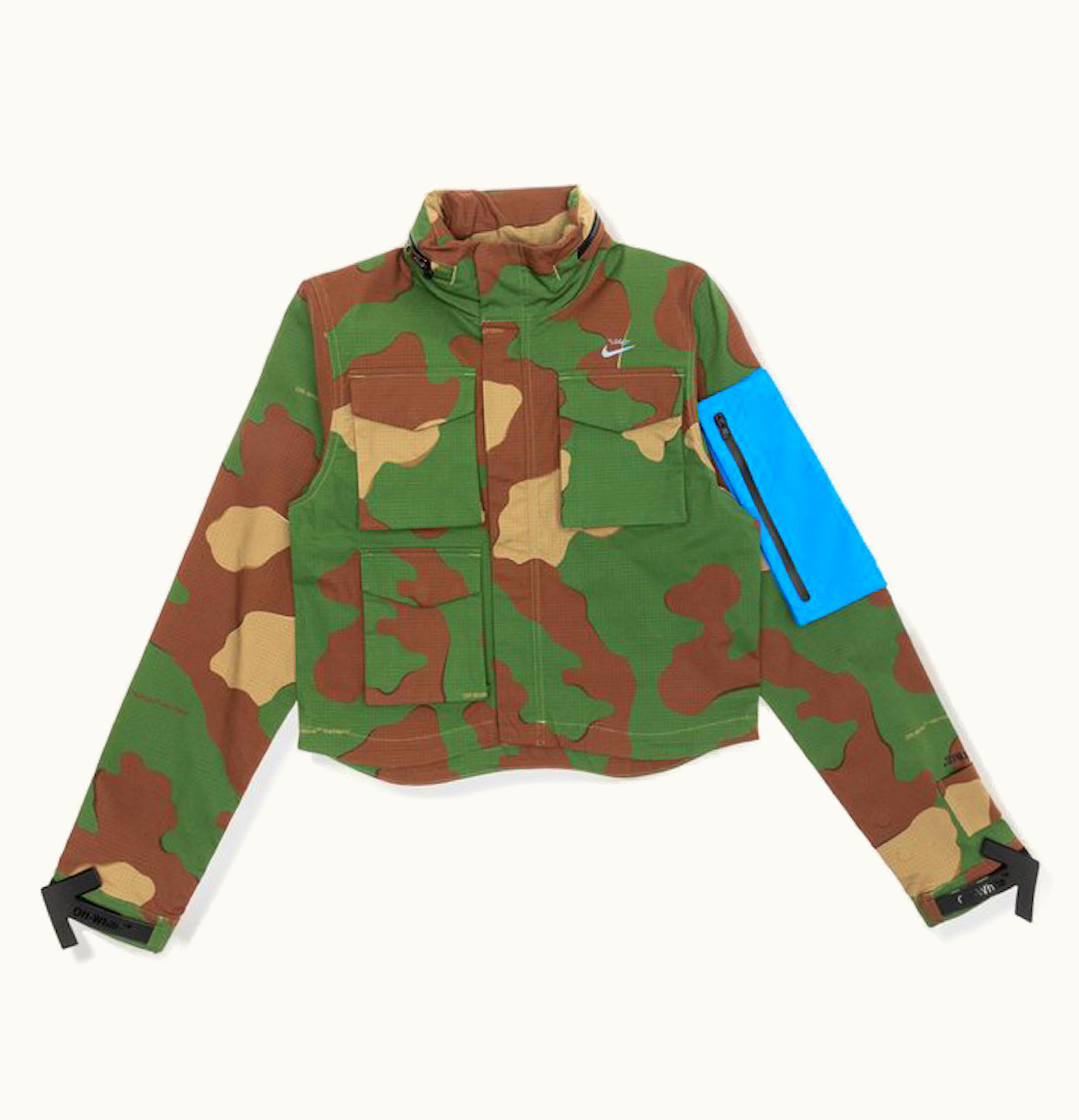 OFF-WHITE OFF WHITE x Nike Womens Jacket Palm Green