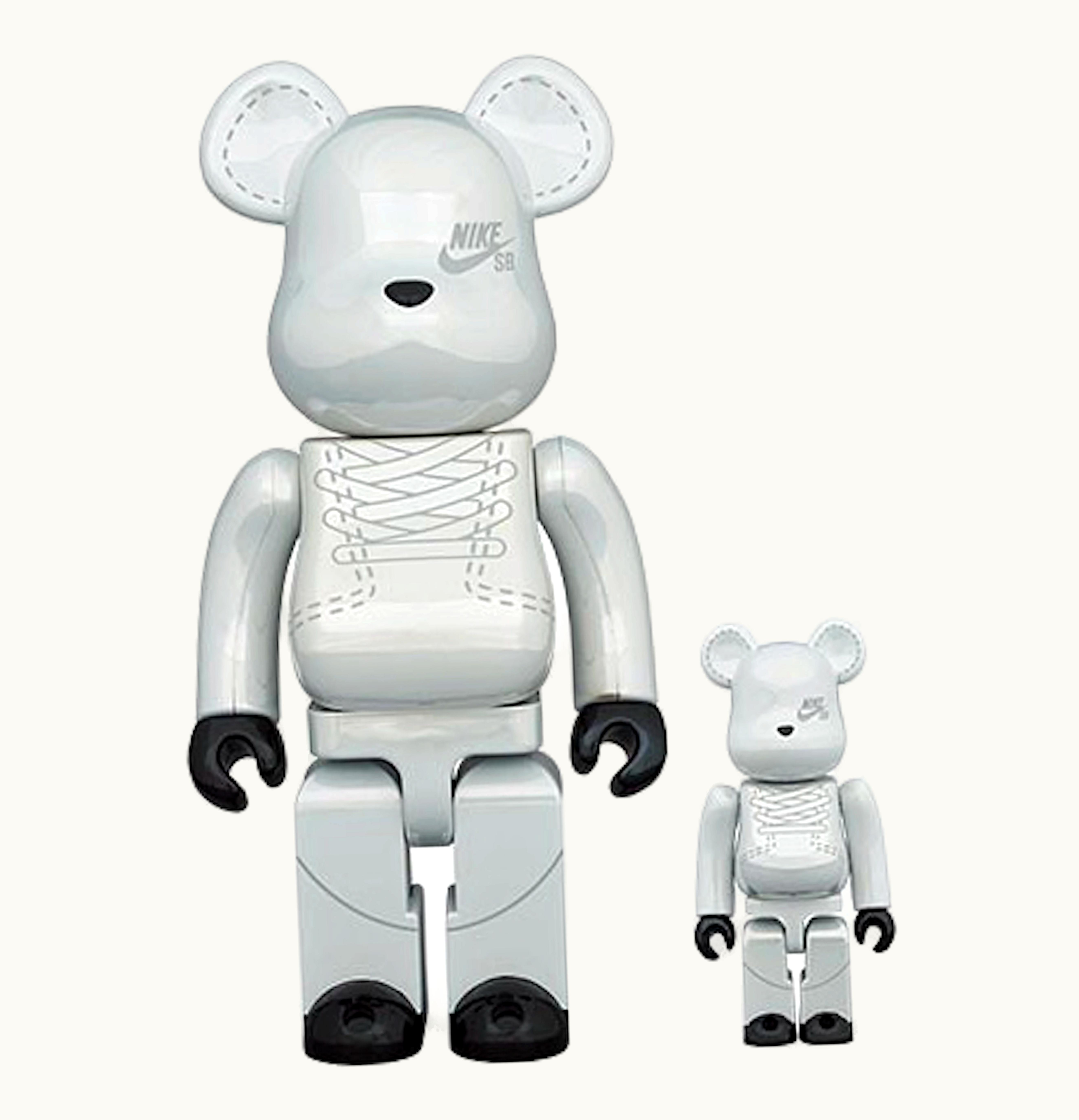 Bearbrick Bearbrick x Nike SB 2020 100 400 Set White