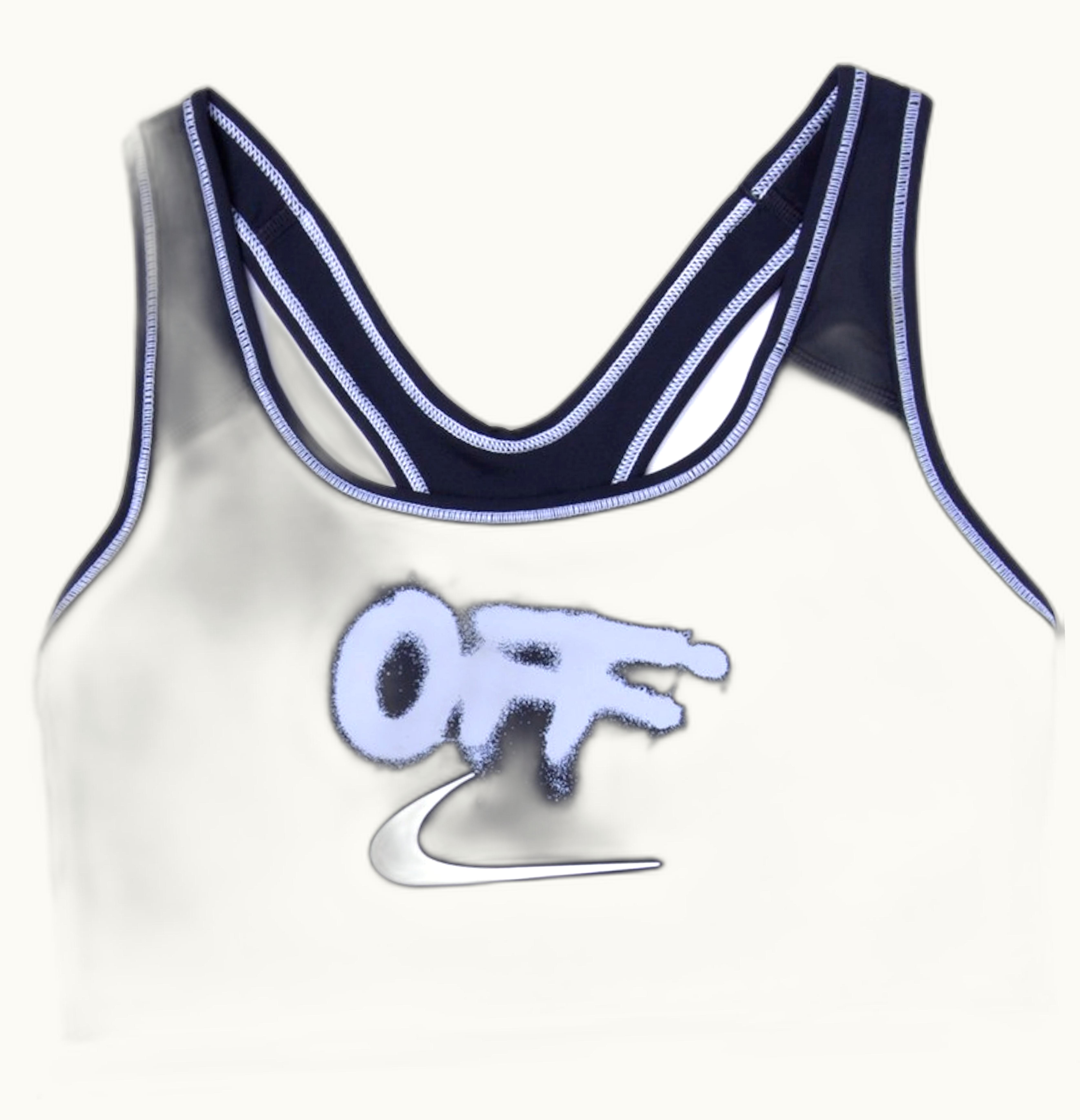 OFF-WHITE OFF WHITE x Nike Womens Sports Bra Black