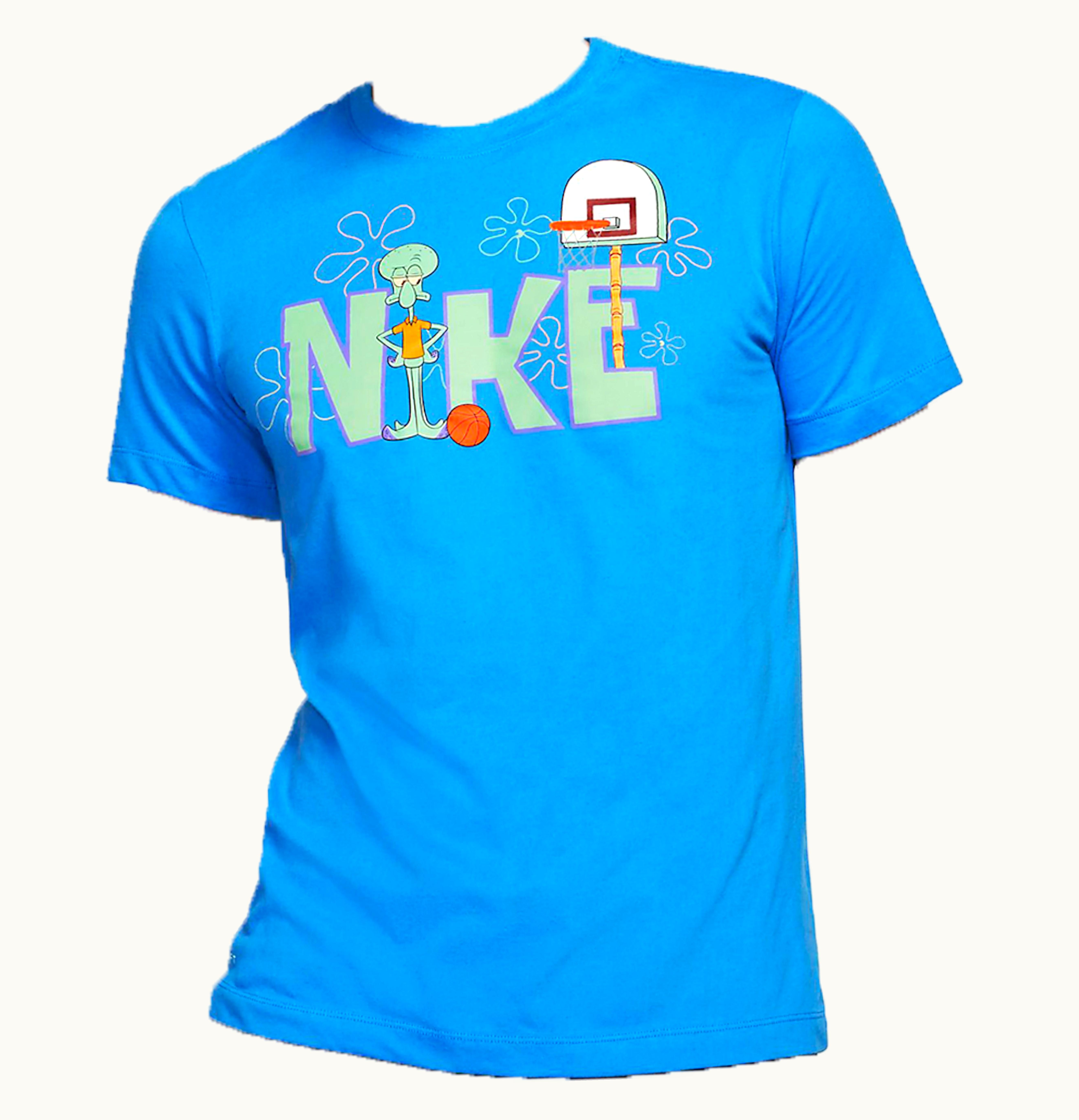 Nike Nike Kyrie x Spongebob Dri Fit Squidward Tee Light Photo Blue