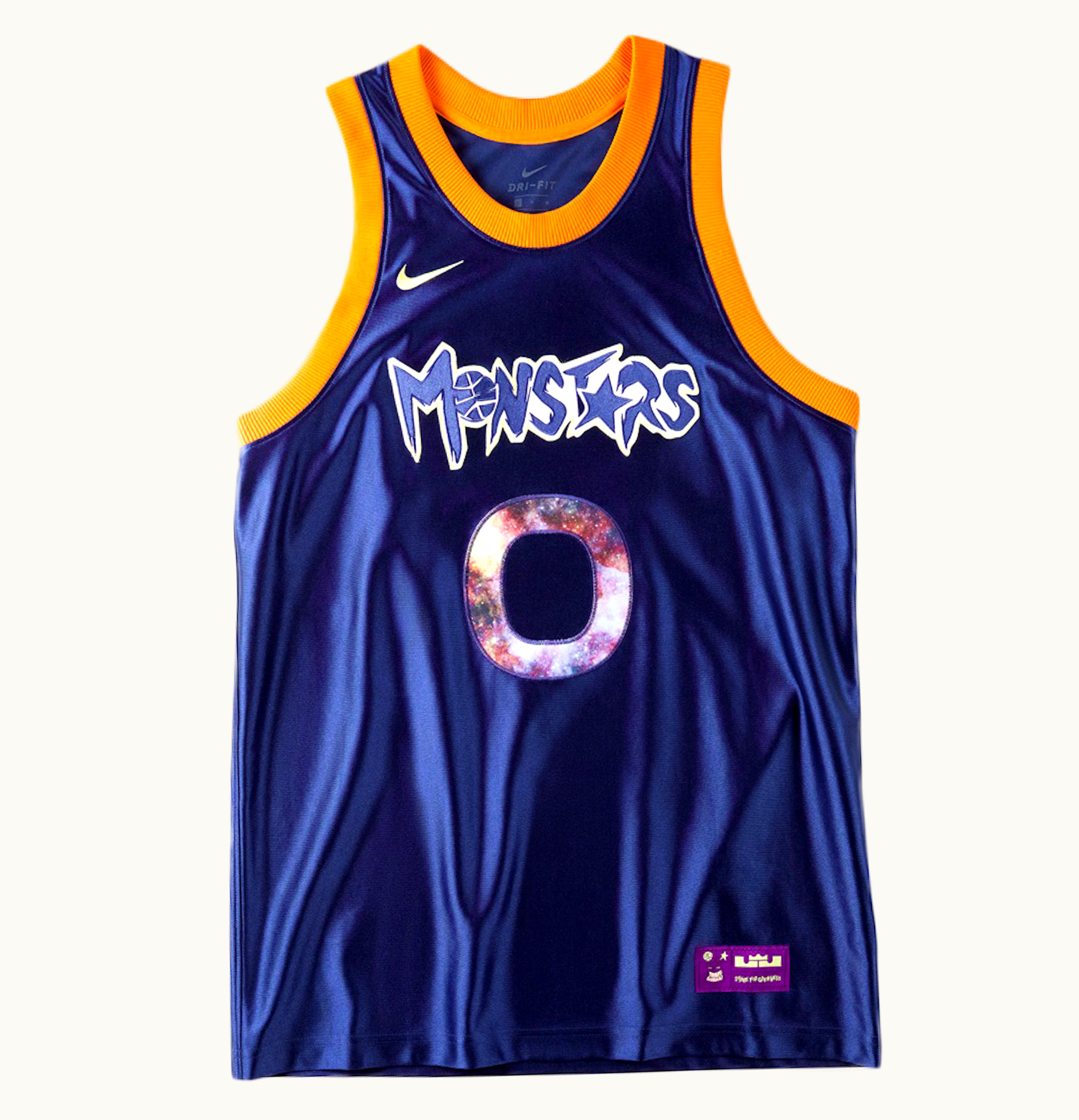 Nike Nike LeBron x Monsters DNA Jersey Navy