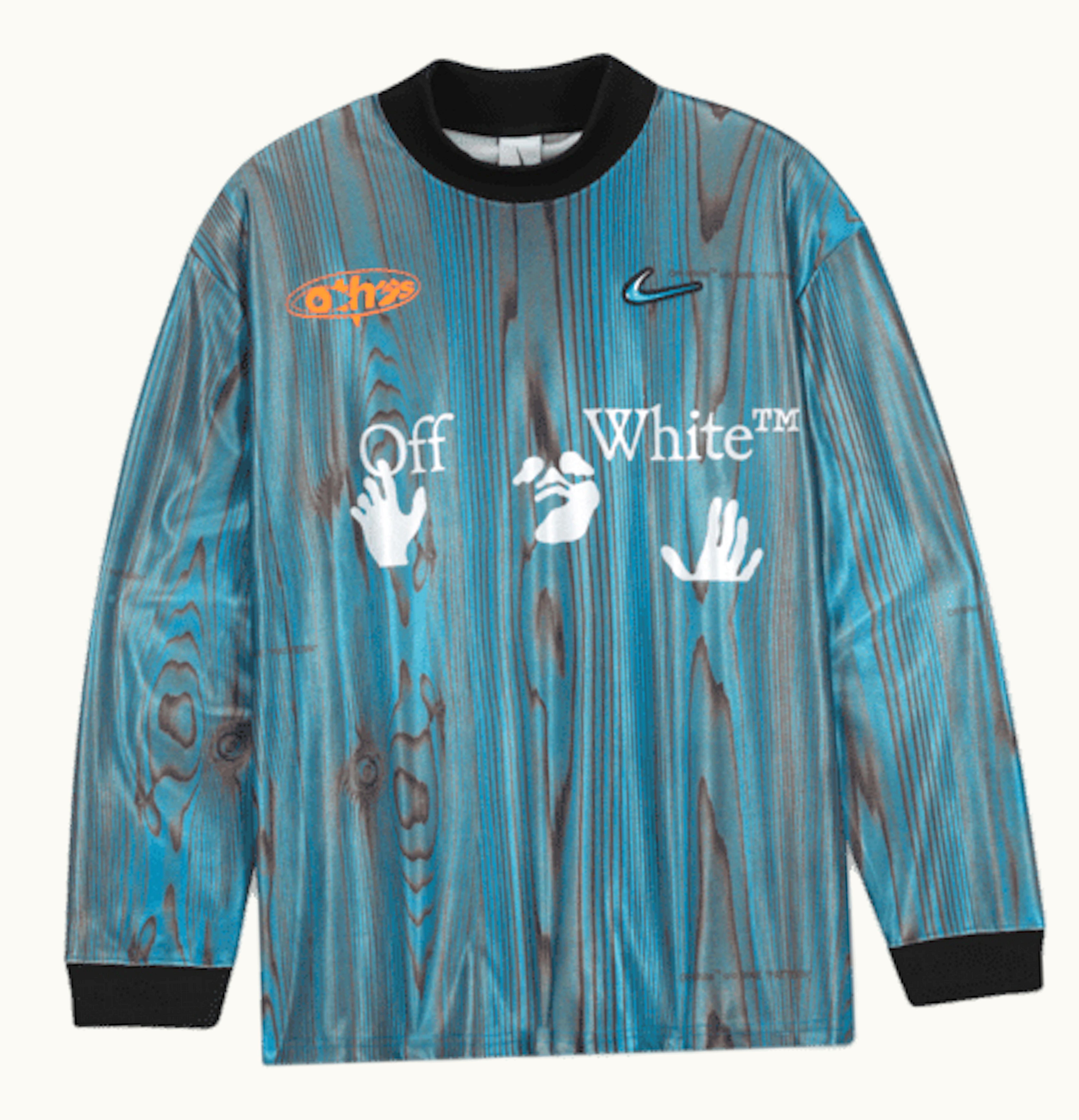 OFF-WHITE Off White x Nike 001 Soccer Jersey Asia Sizing Blue