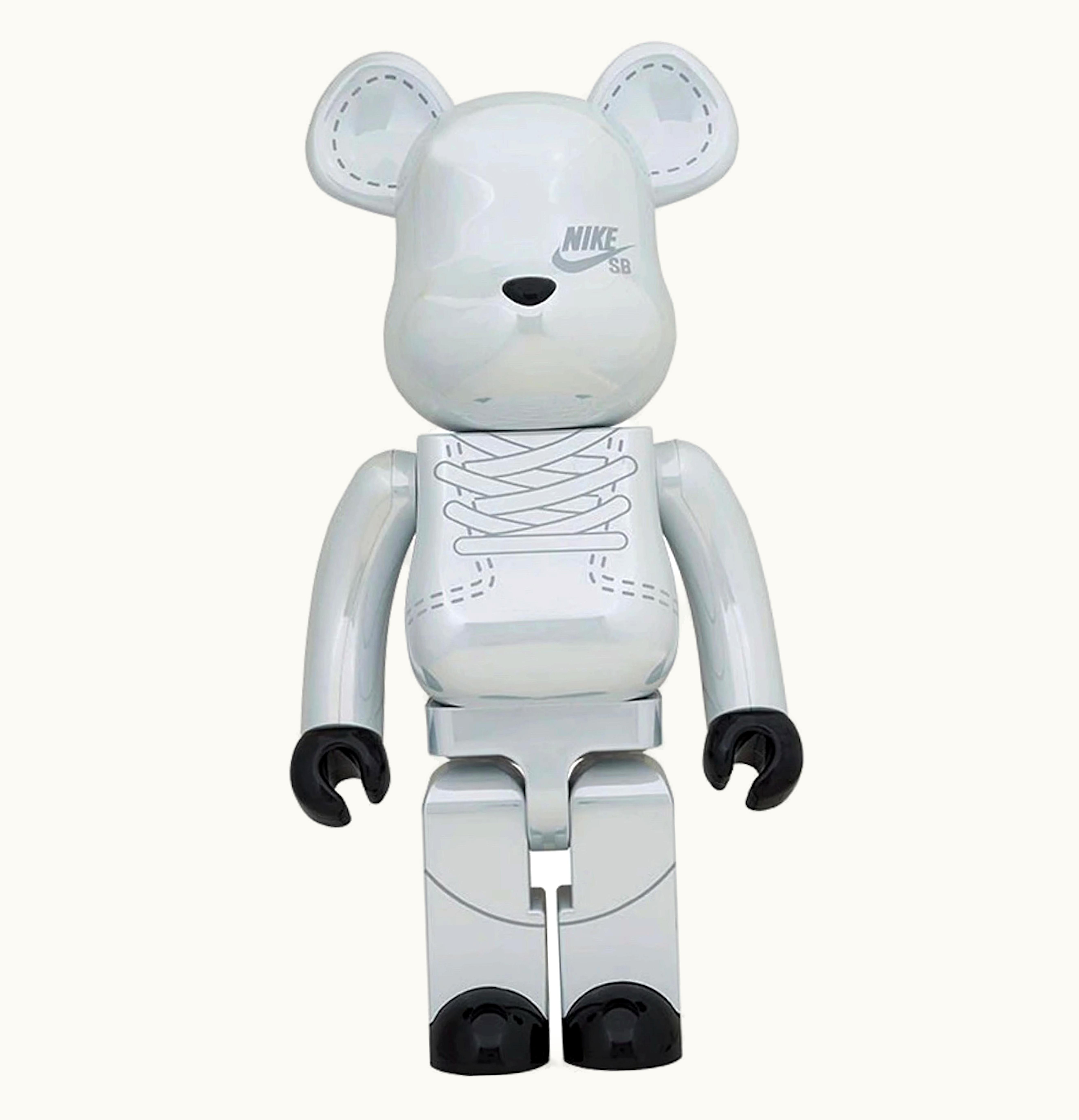Bearbrick Bearbrick x Nike SB 2020 1000 White