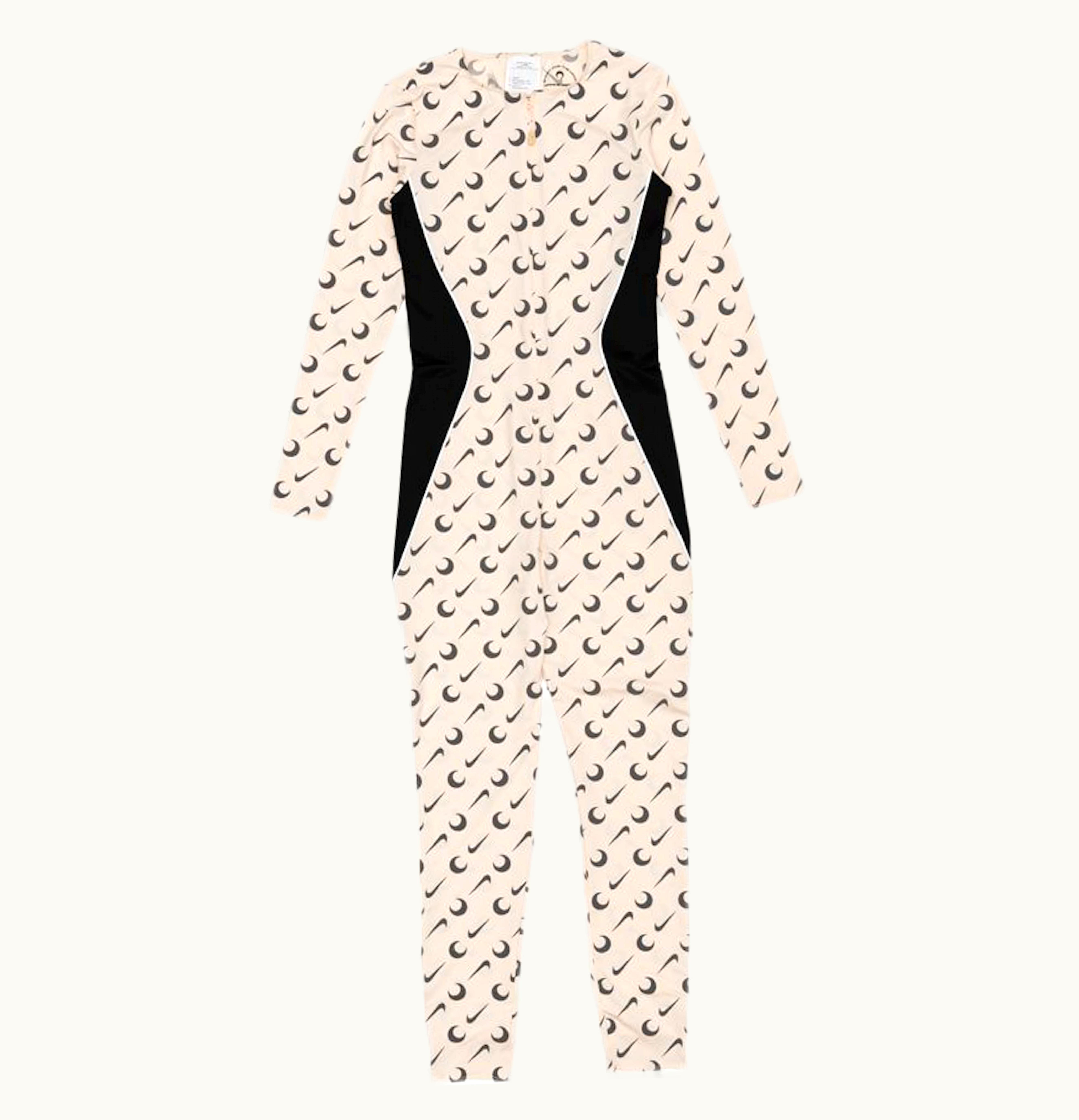 Nike Nike x Marine Serre 2 in 1 Jersey Bodysuit Guava Ice Green Strike Black