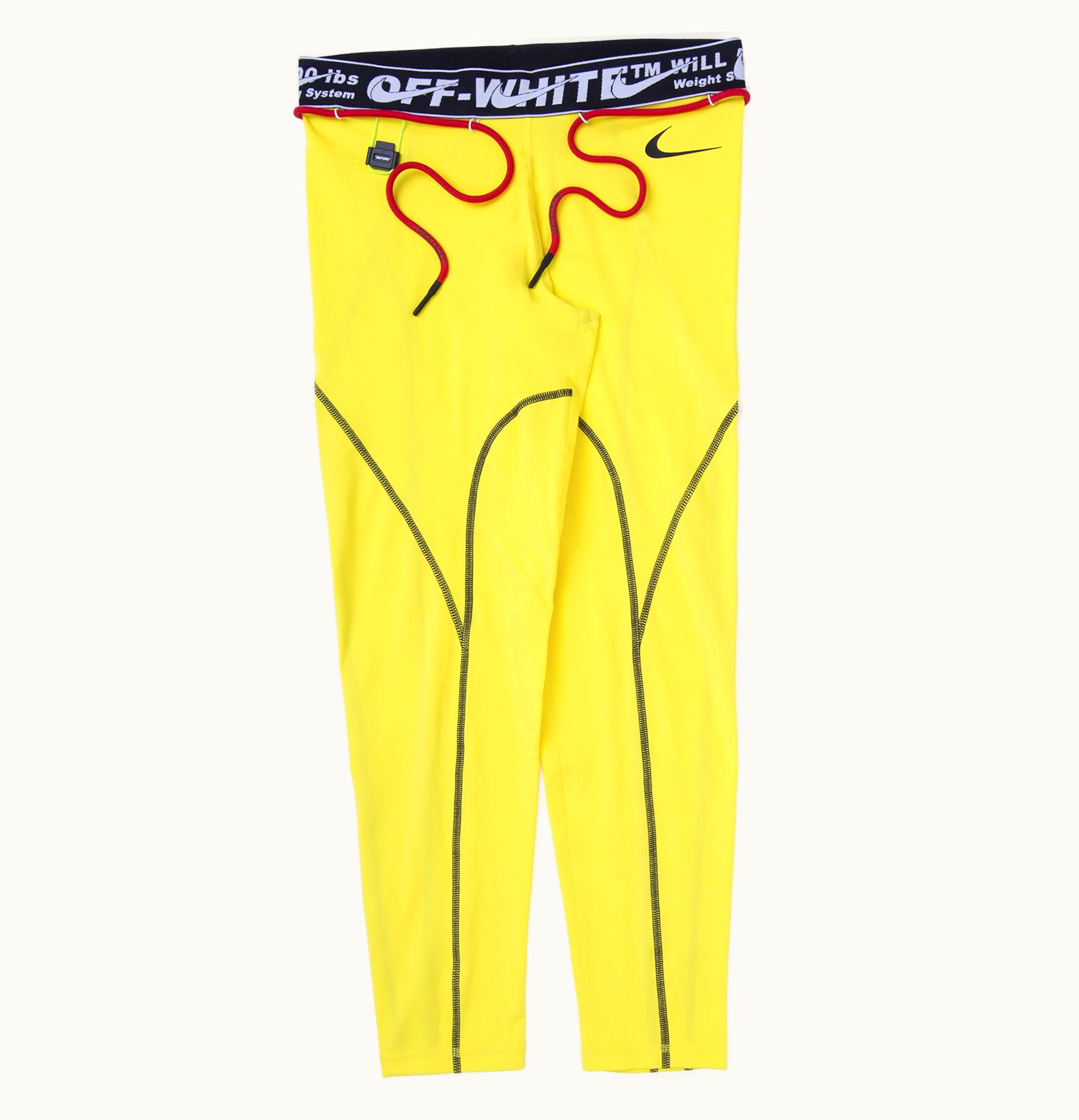 OFF-WHITE OFF WHITE x Nike Womens Tights Opti Yellow
