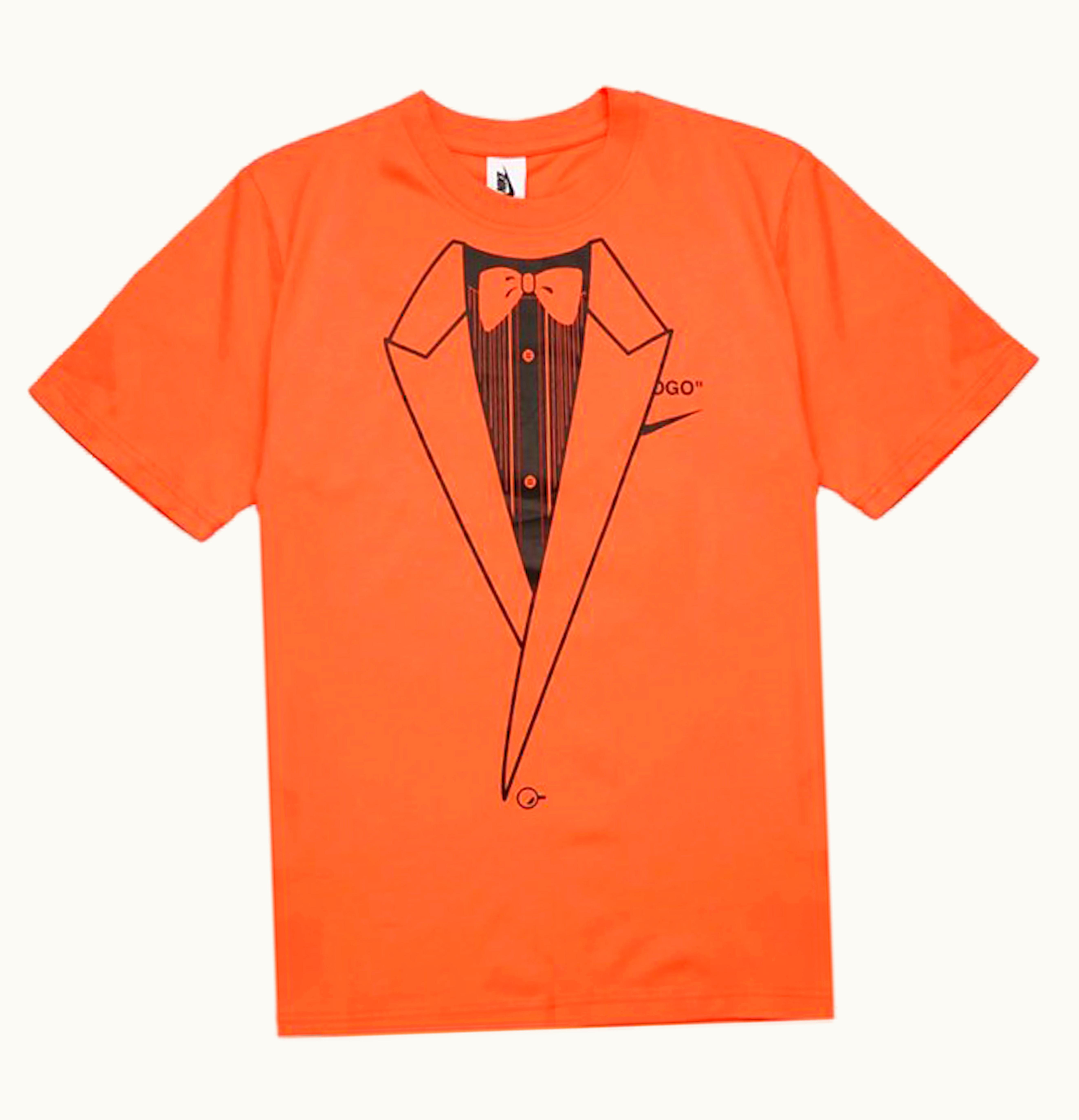 OFF-WHITE OFF WHITE x Nike NRG A6 Tee Team Orange Black