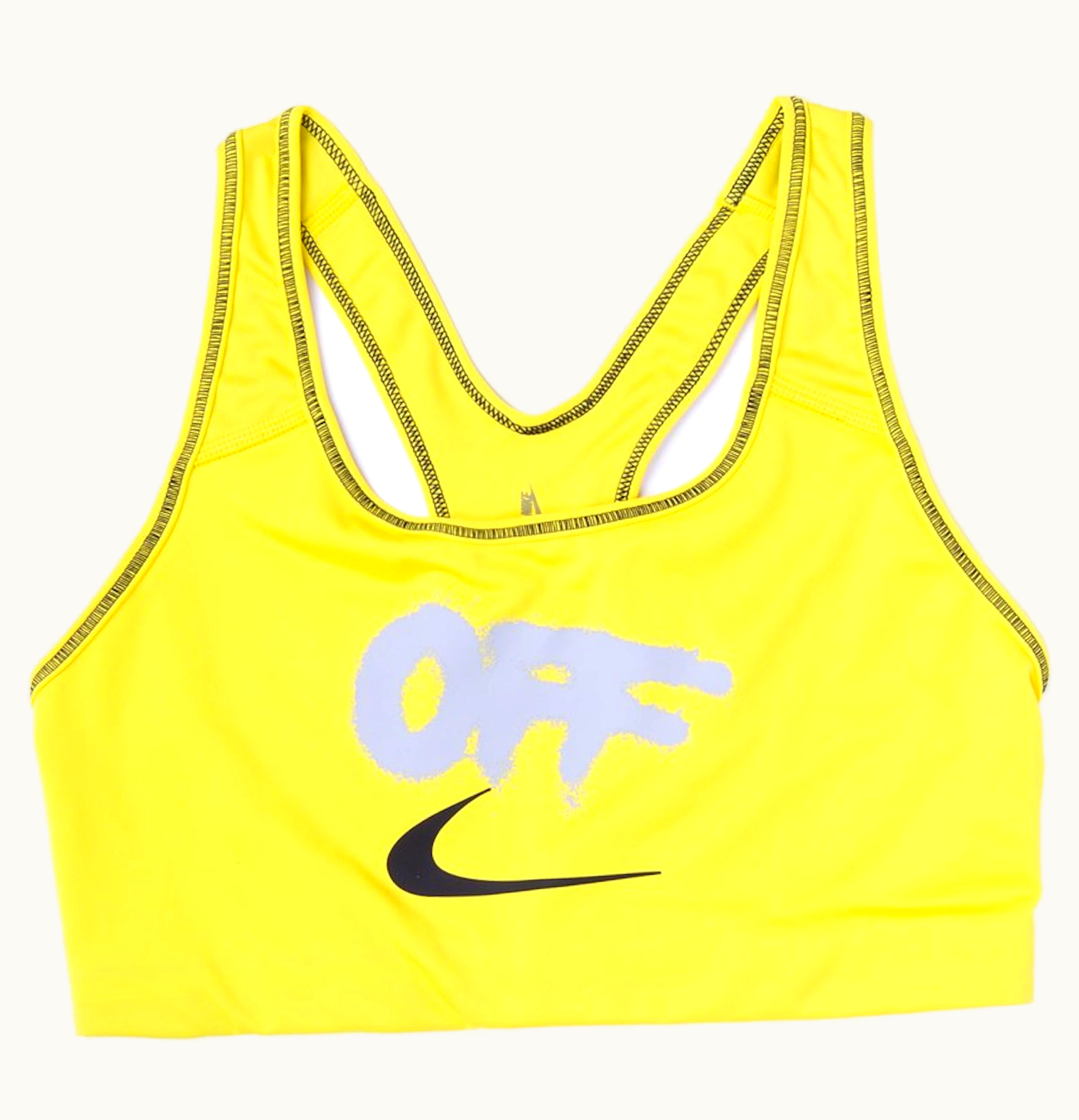 OFF-WHITE OFF WHITE x Nike Womens Sports Bra Opti Yellow
