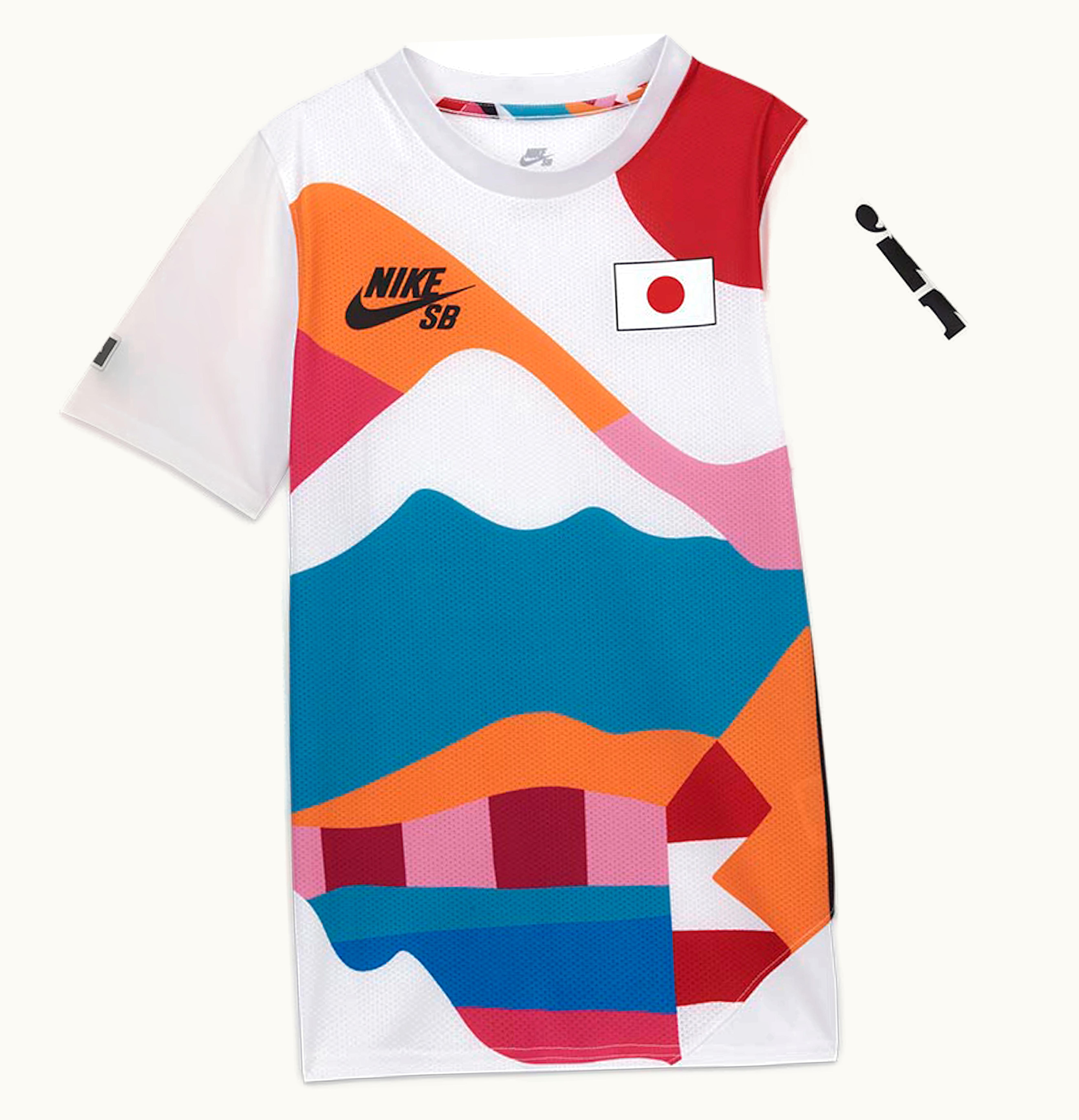 Nike SB Nike SB x Parra Japan Federation Kit Crew Youth Jersey White Black