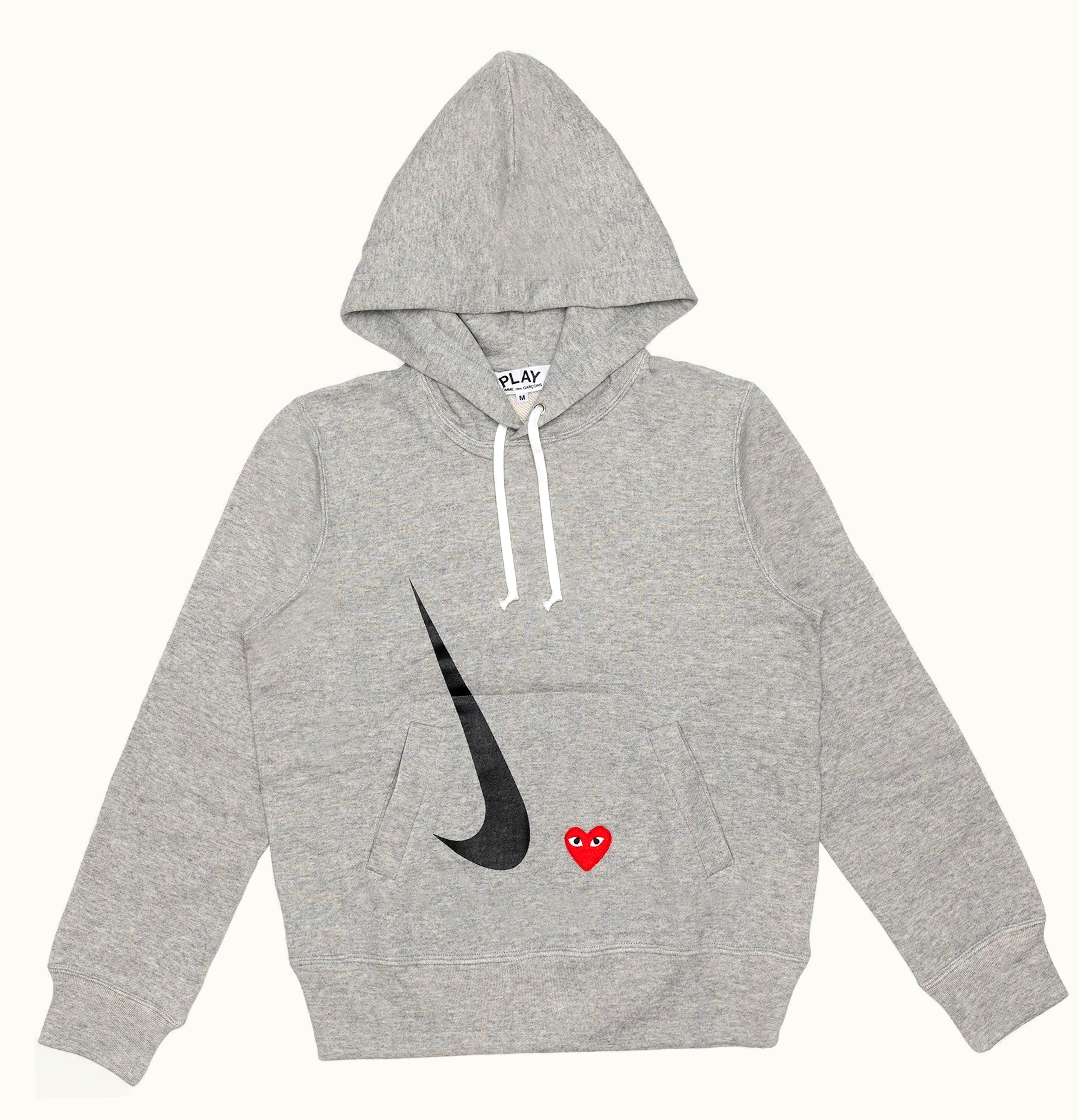 CDG CDG Play x Nike Ladies Hoodie Grey