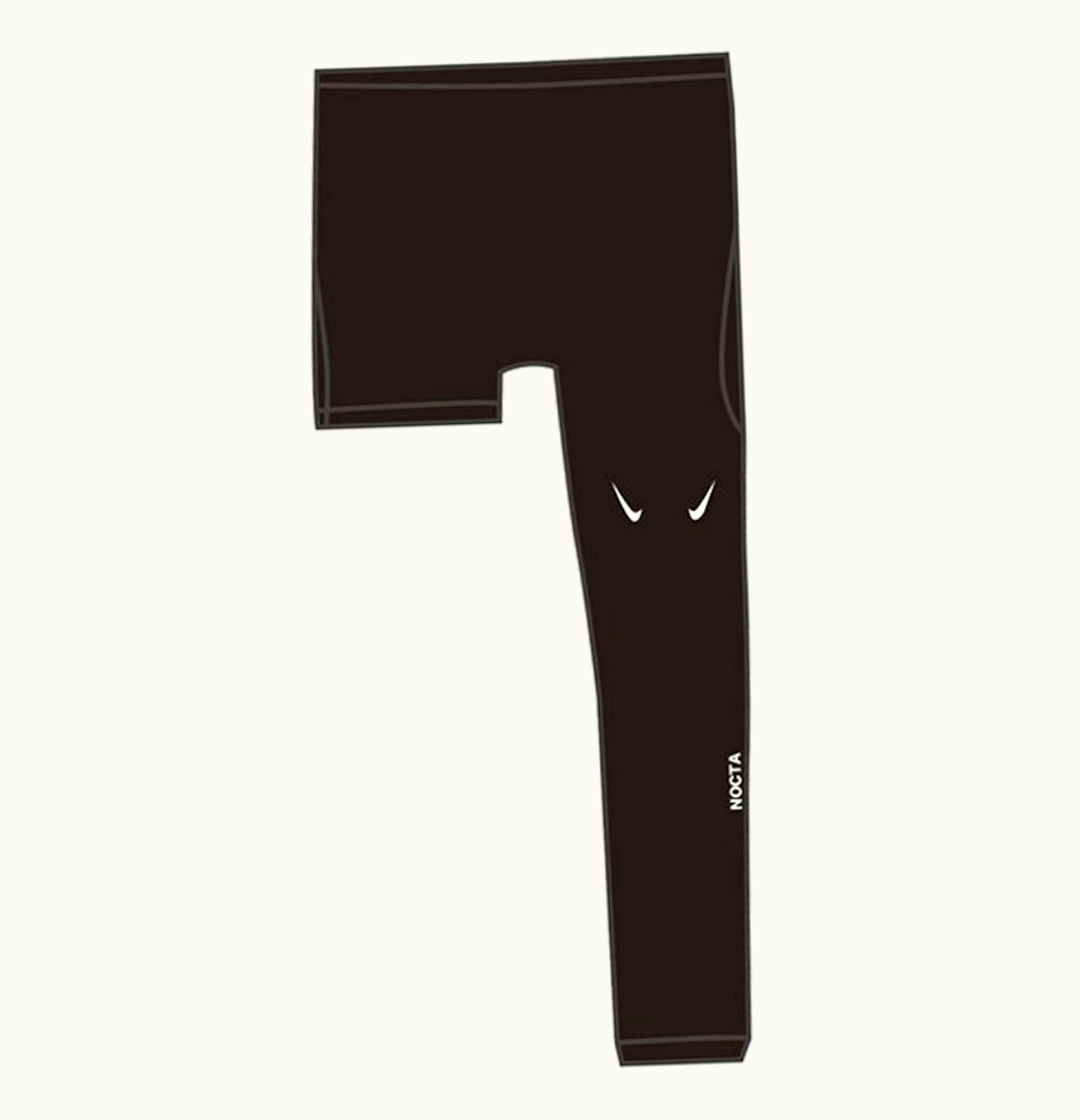 Nike Nike x Nocta Basketball Single Leg Tights Left Asia Sizing Black