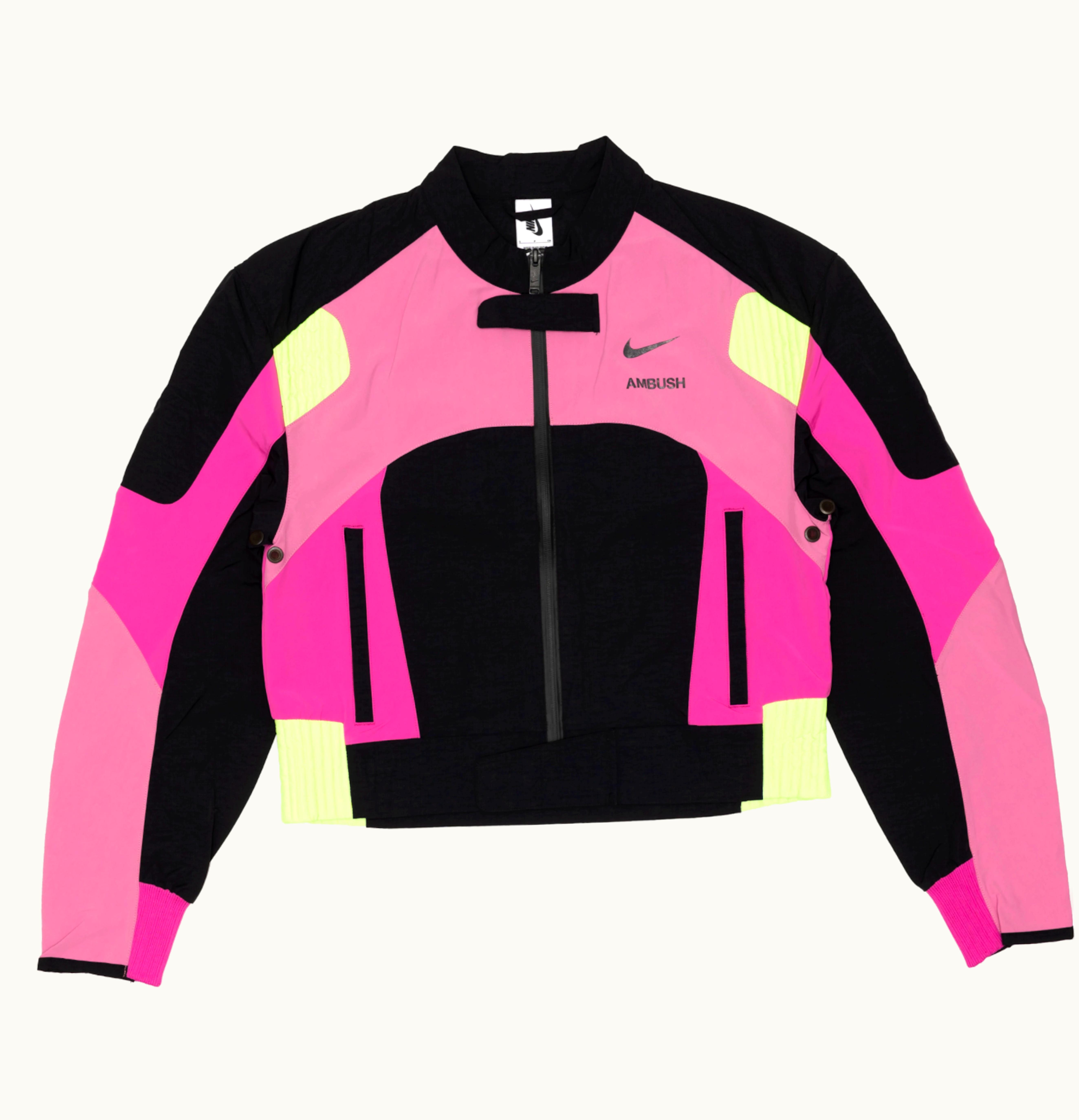 Nike Nike x Ambush Moto Jacket Asia Sizing Active Fuchsia Magic Flamingo Black