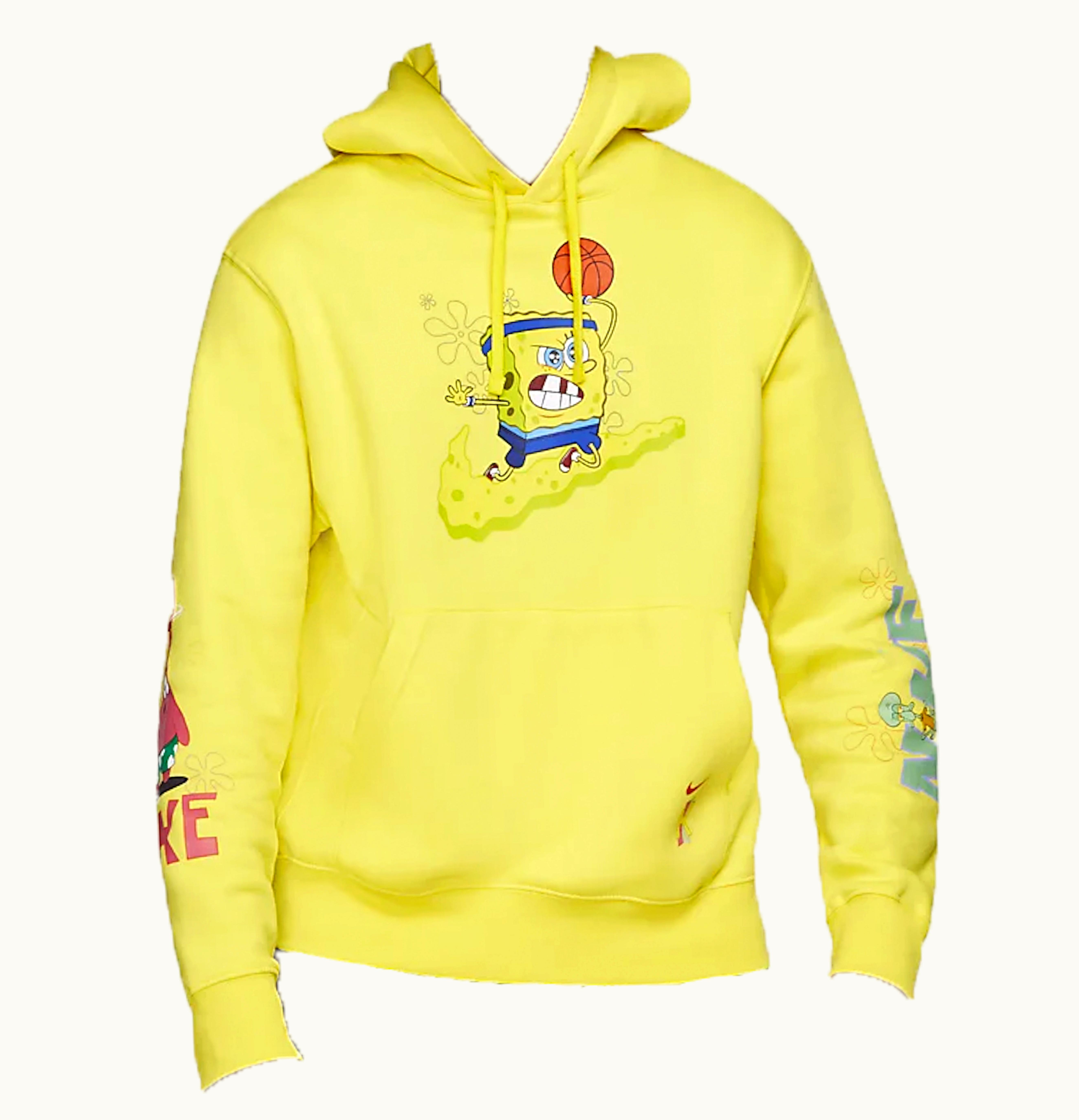 Nike Nike Kyrie x Spongebob Dri Fit Hoodie Kids Sizing Dynamic Yellow