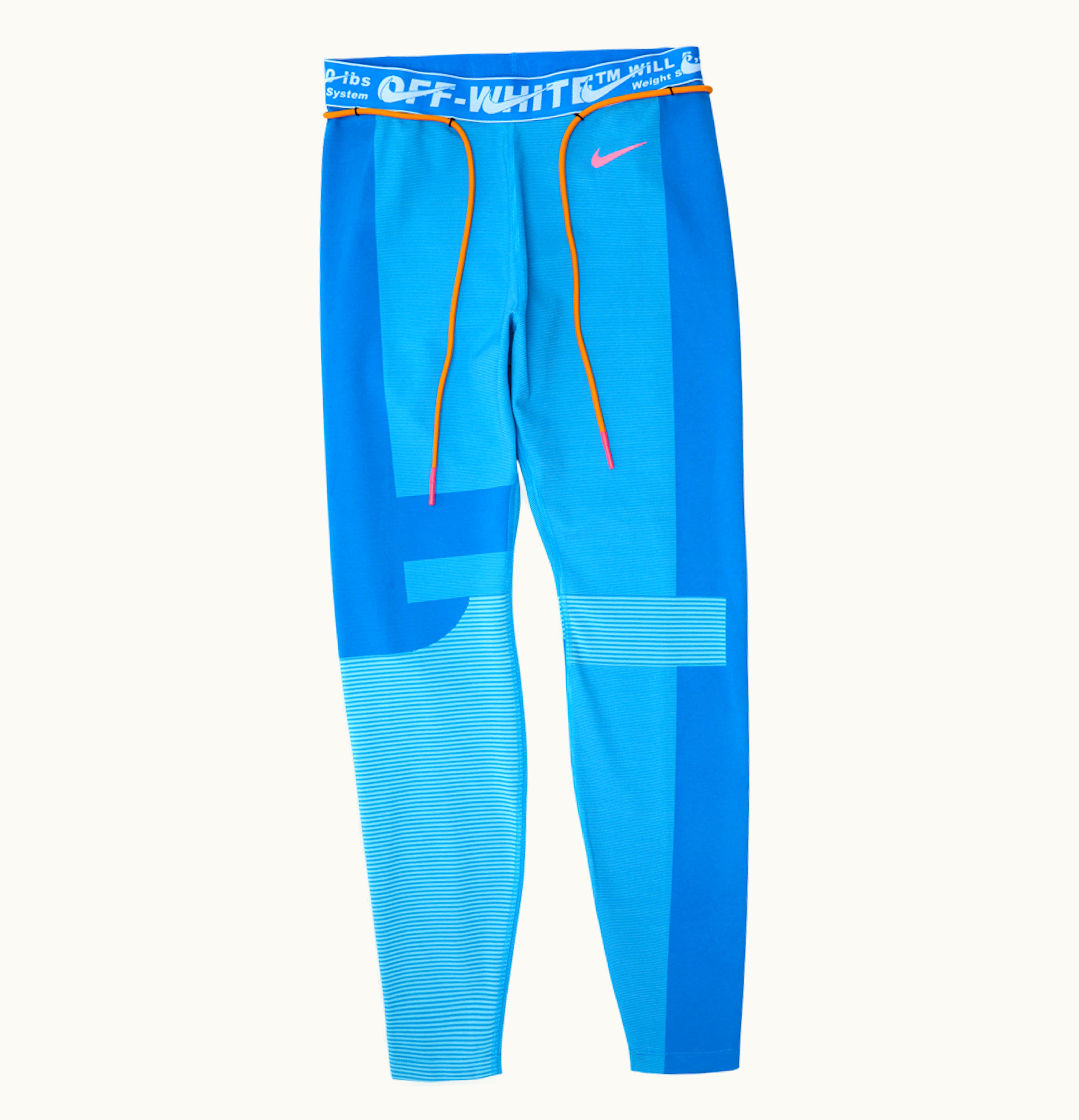 OFF-WHITE OFF WHITE x Nike Womens Easy Run Tight Photo Blue
