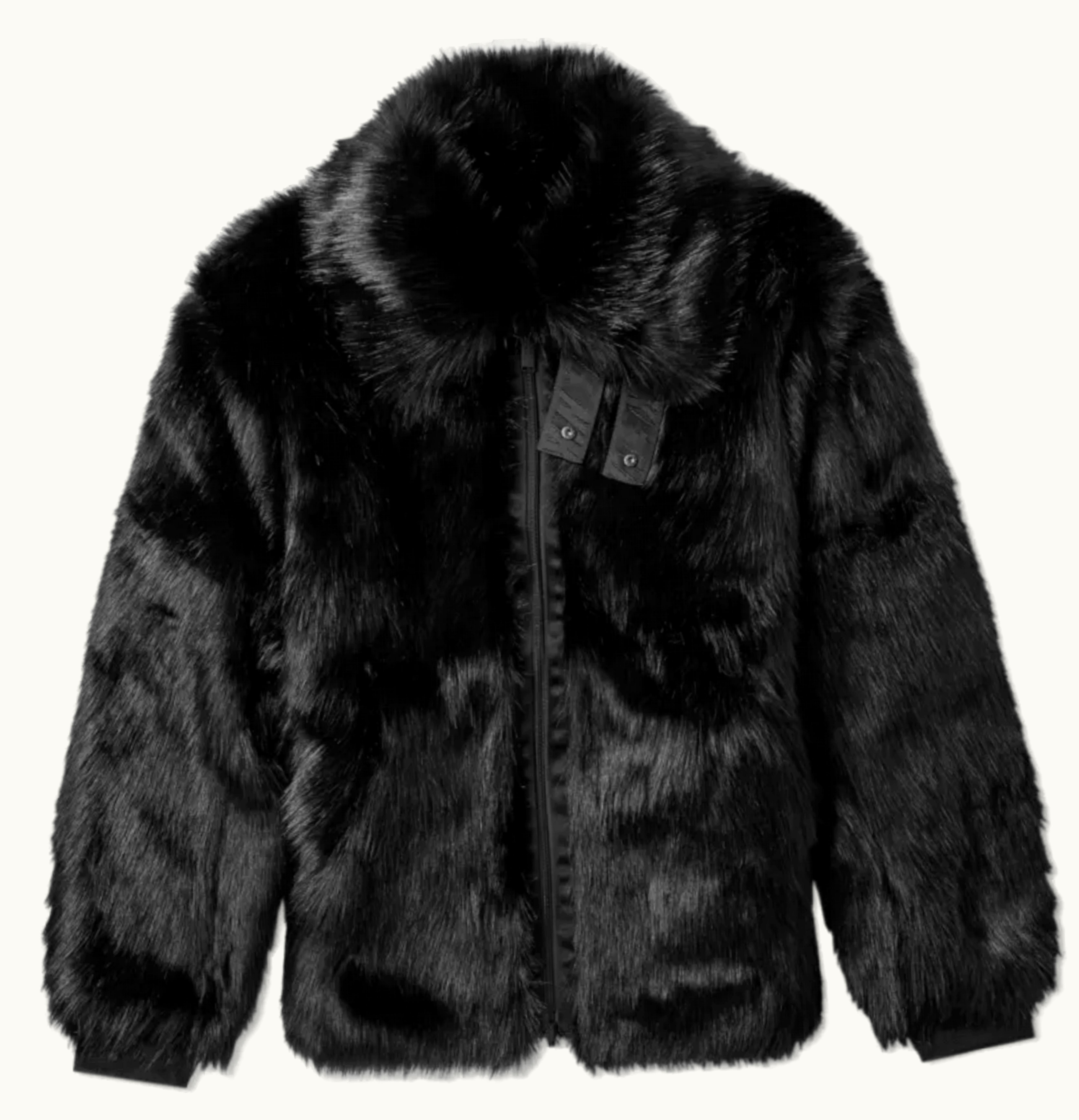 Nike Nike x Ambush Womens Reversible Faux Fur Coat Black Sail