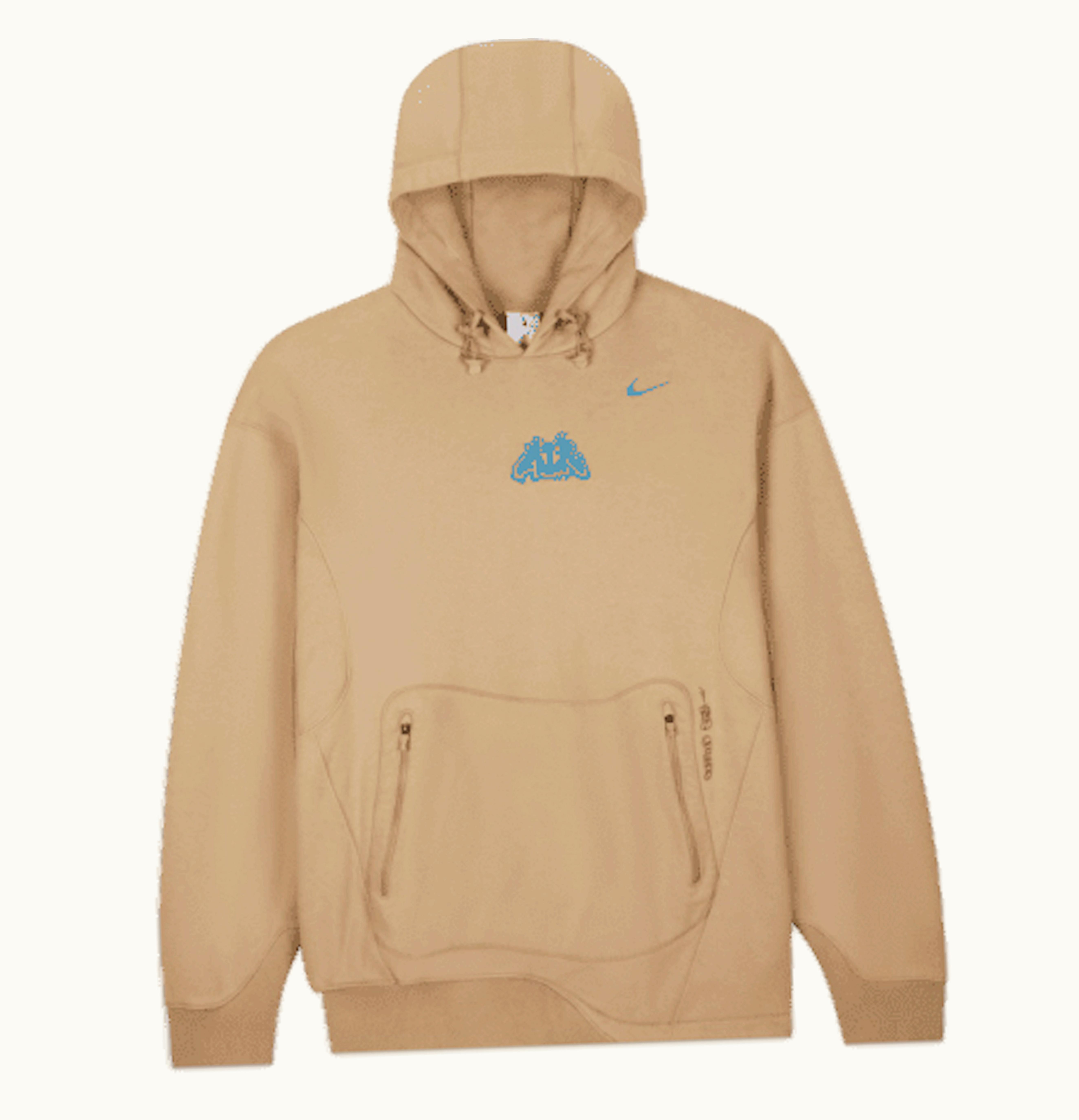 OFF-WHITE Off White x Nike 006 Fleece Hoodie Asia Sizing Beige