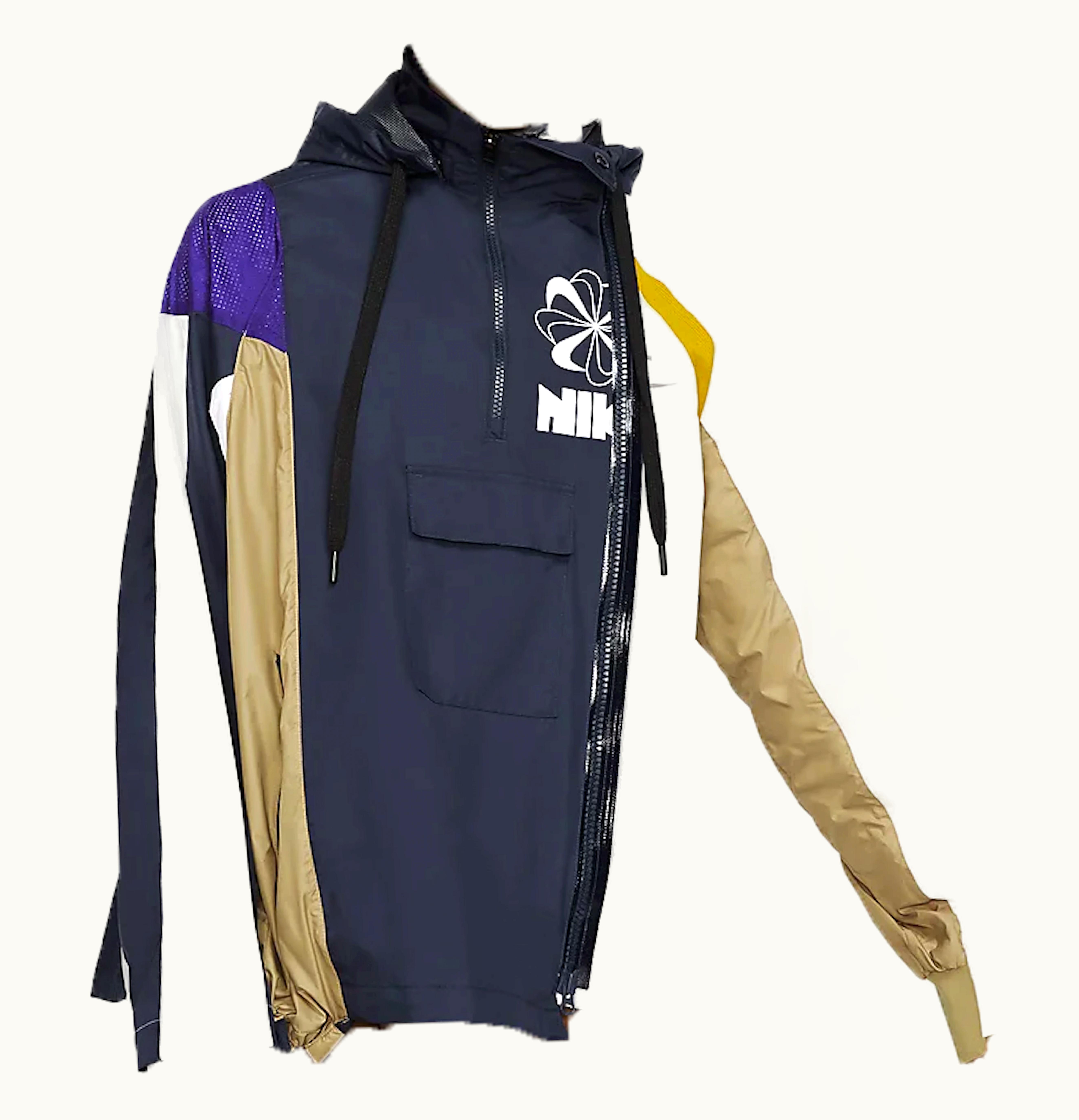 Nike Nike x Sacai Womens Doulbe Zip Jacket Obsidian Court Purple