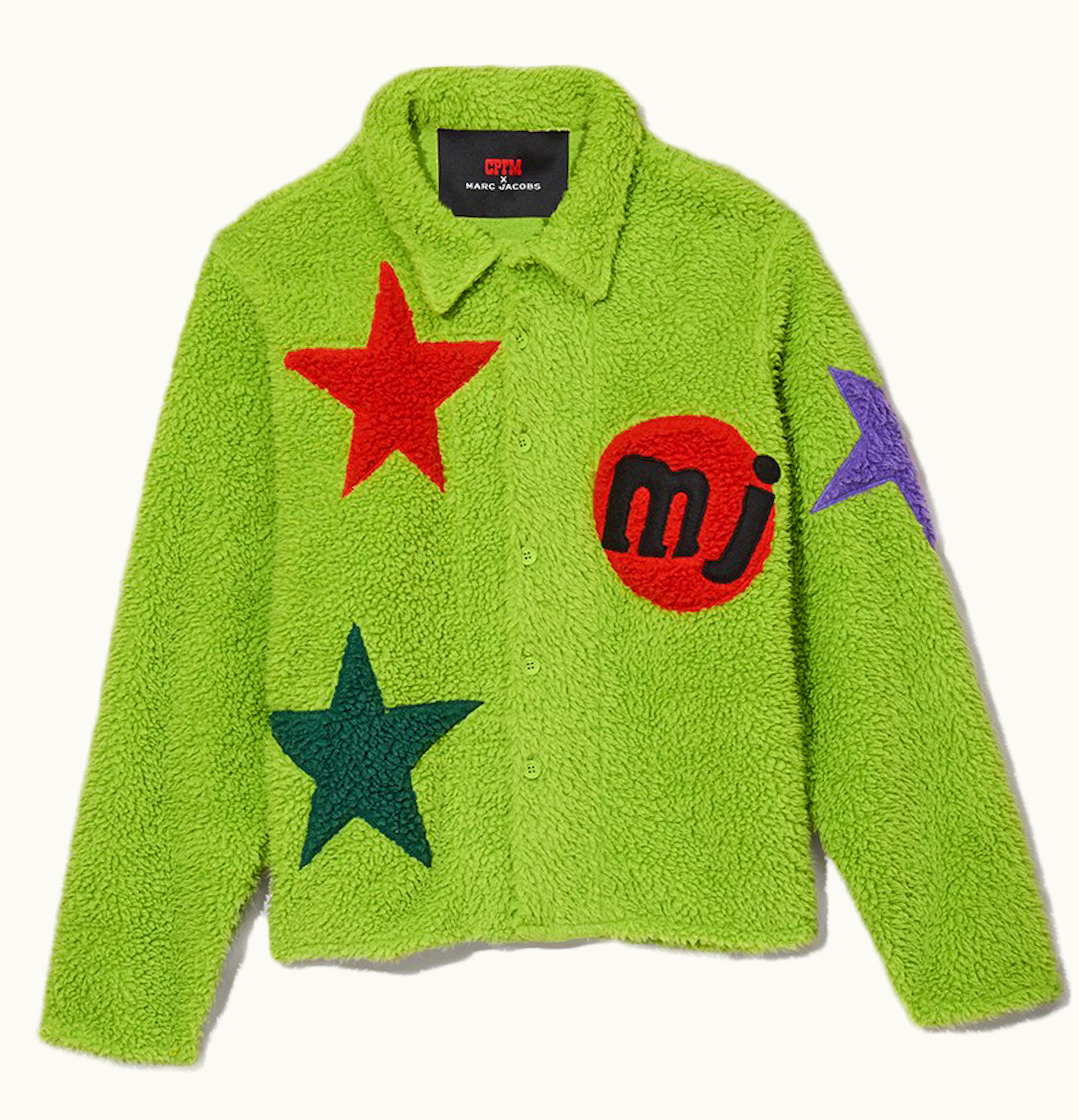 Cactus Plant Flea Market Cactus Plant Flea Market x Marc Jacobs Tattoo Shirt Jacket Green