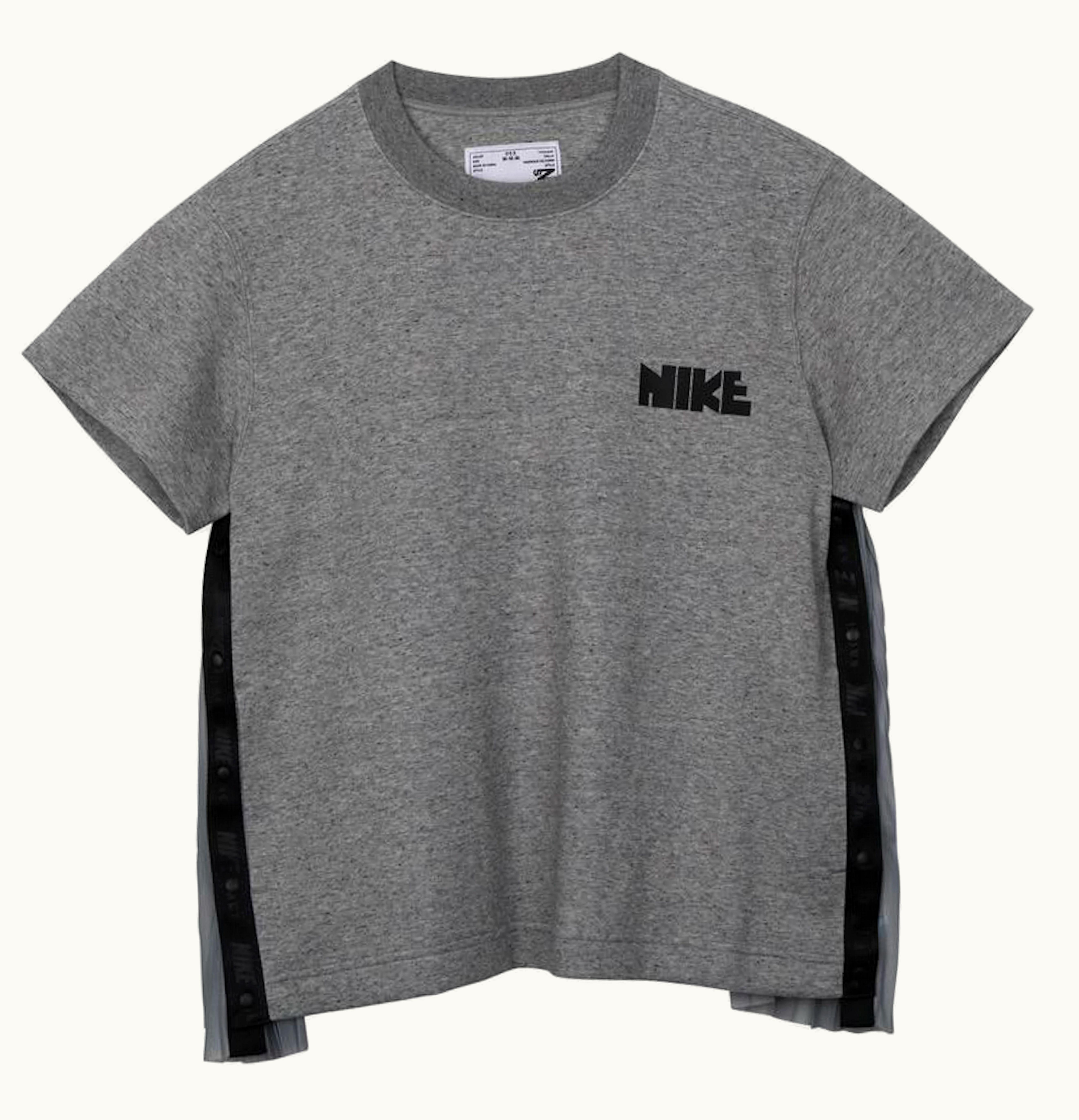 Nike Nike x Sacai SS Fleece Top Dark Grey Heather Womens