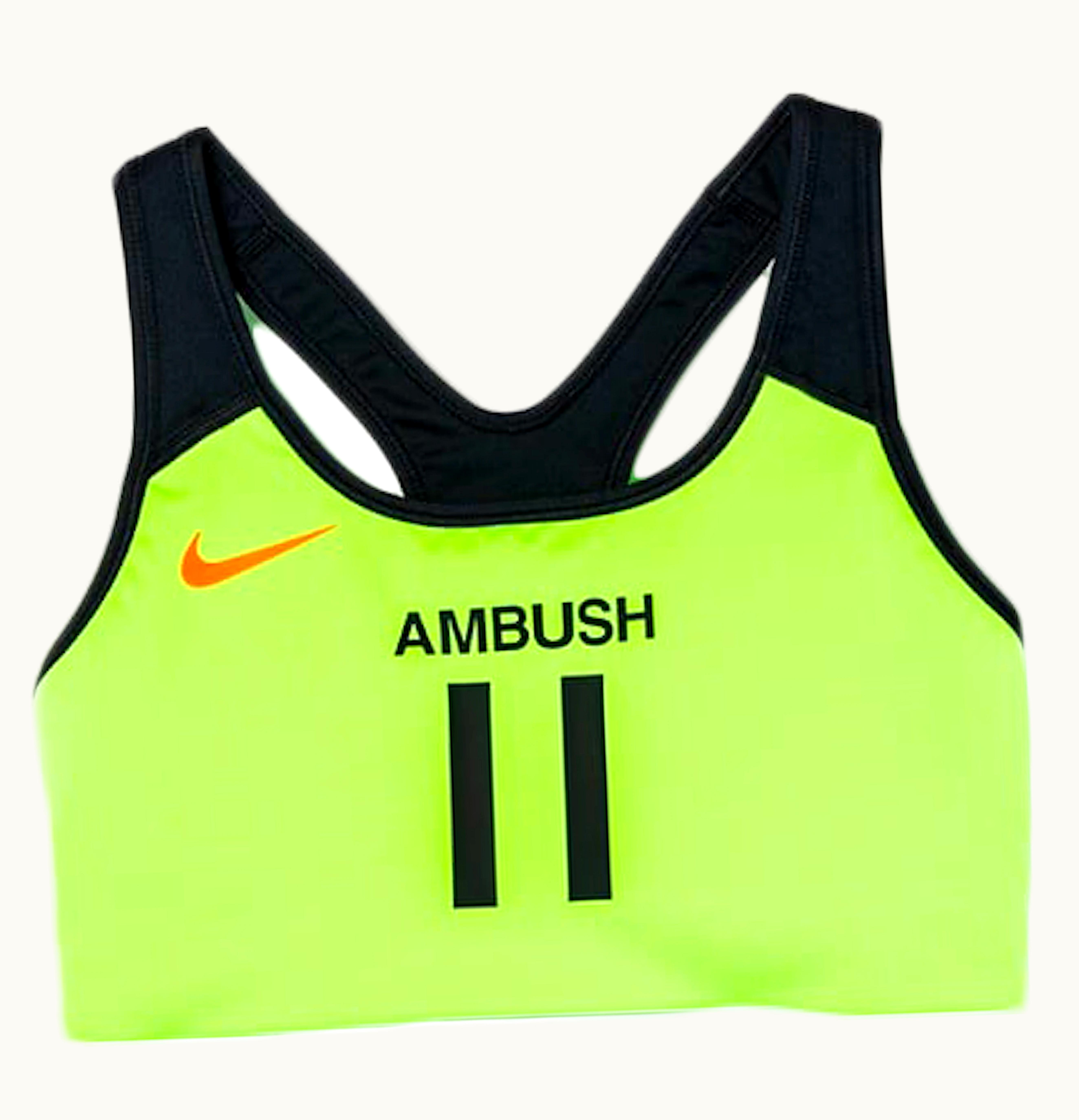 Nike Nike x Ambush Sports Bra Lime Blast Black
