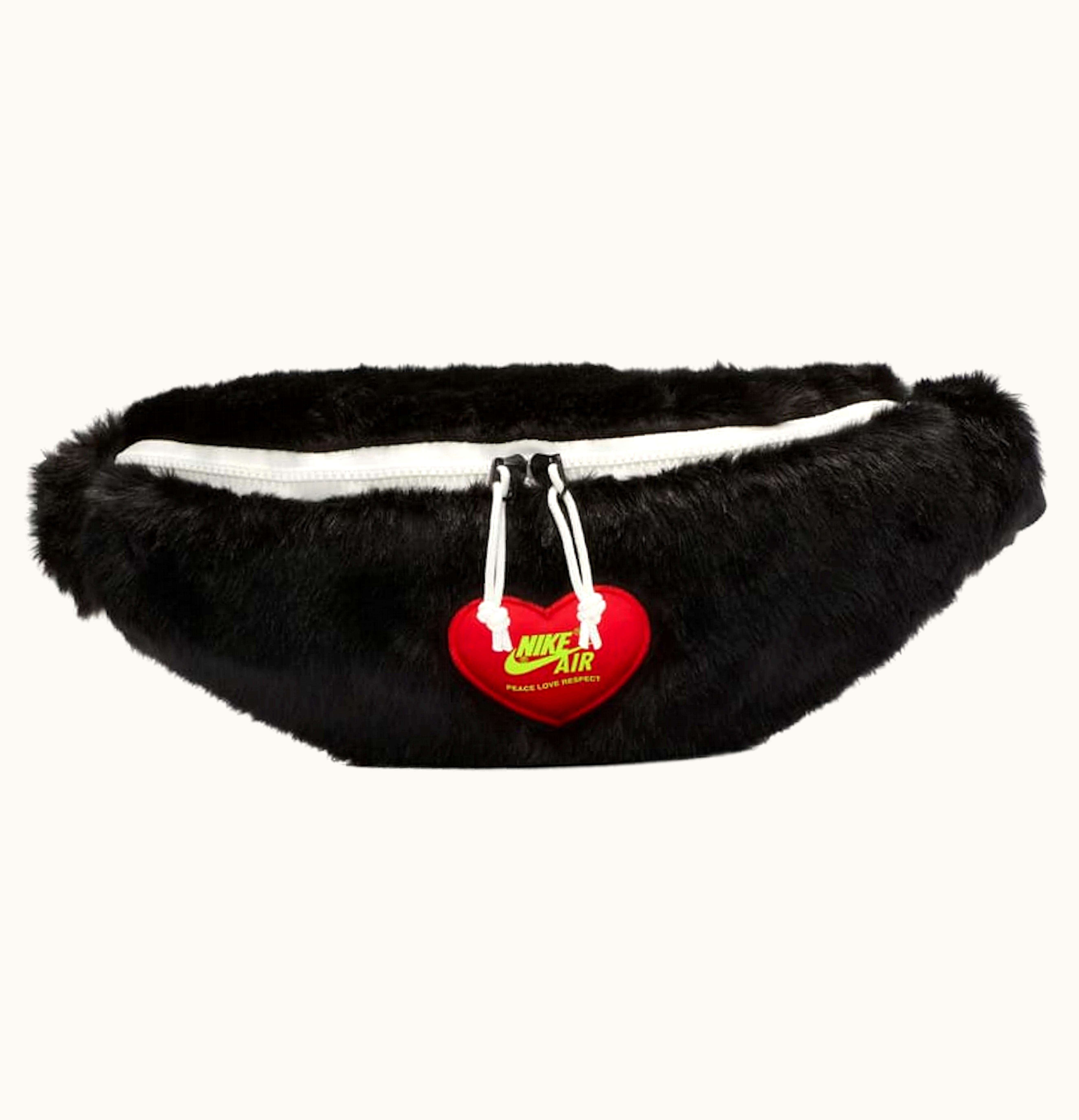 Nike Nike x Olivia Kim Heritage Faux Fur Waist Bag Black
