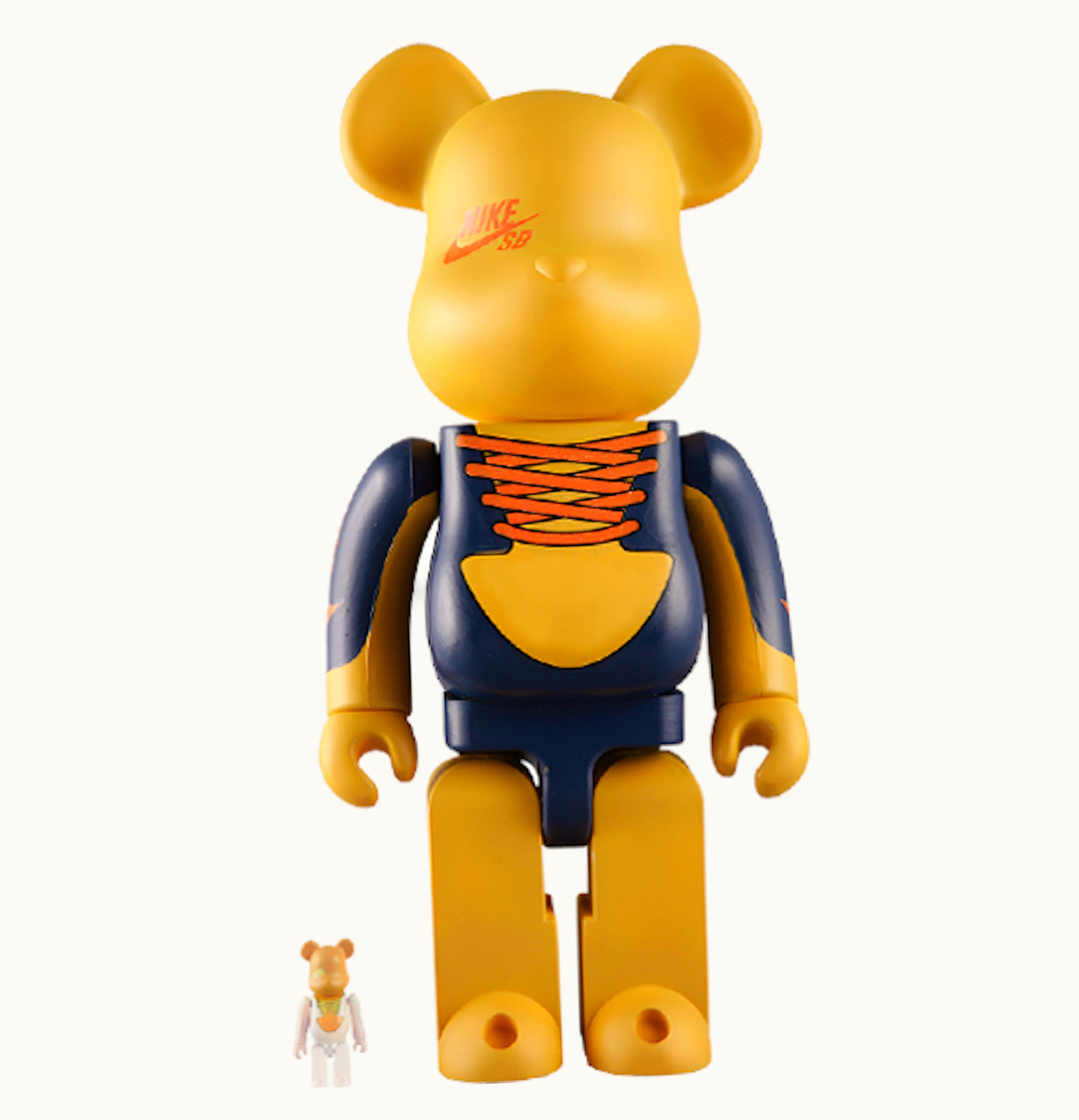 Bearbrick Bearbrick x NIKE THREE BEARBRICK 50 400 Set Yellow
