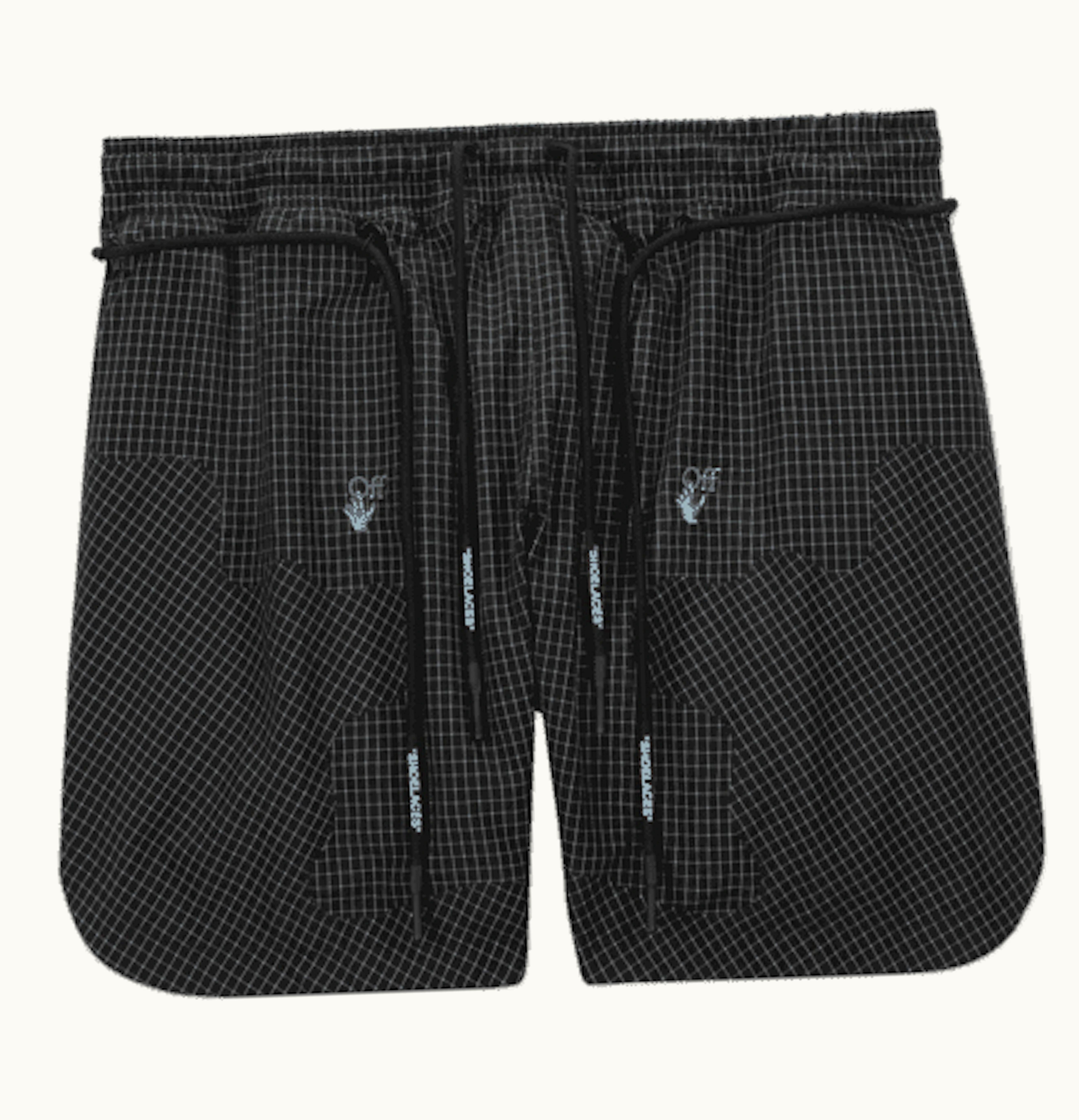 OFF-WHITE Off White x Nike 002 Woven Shorts Asia Sizing Black