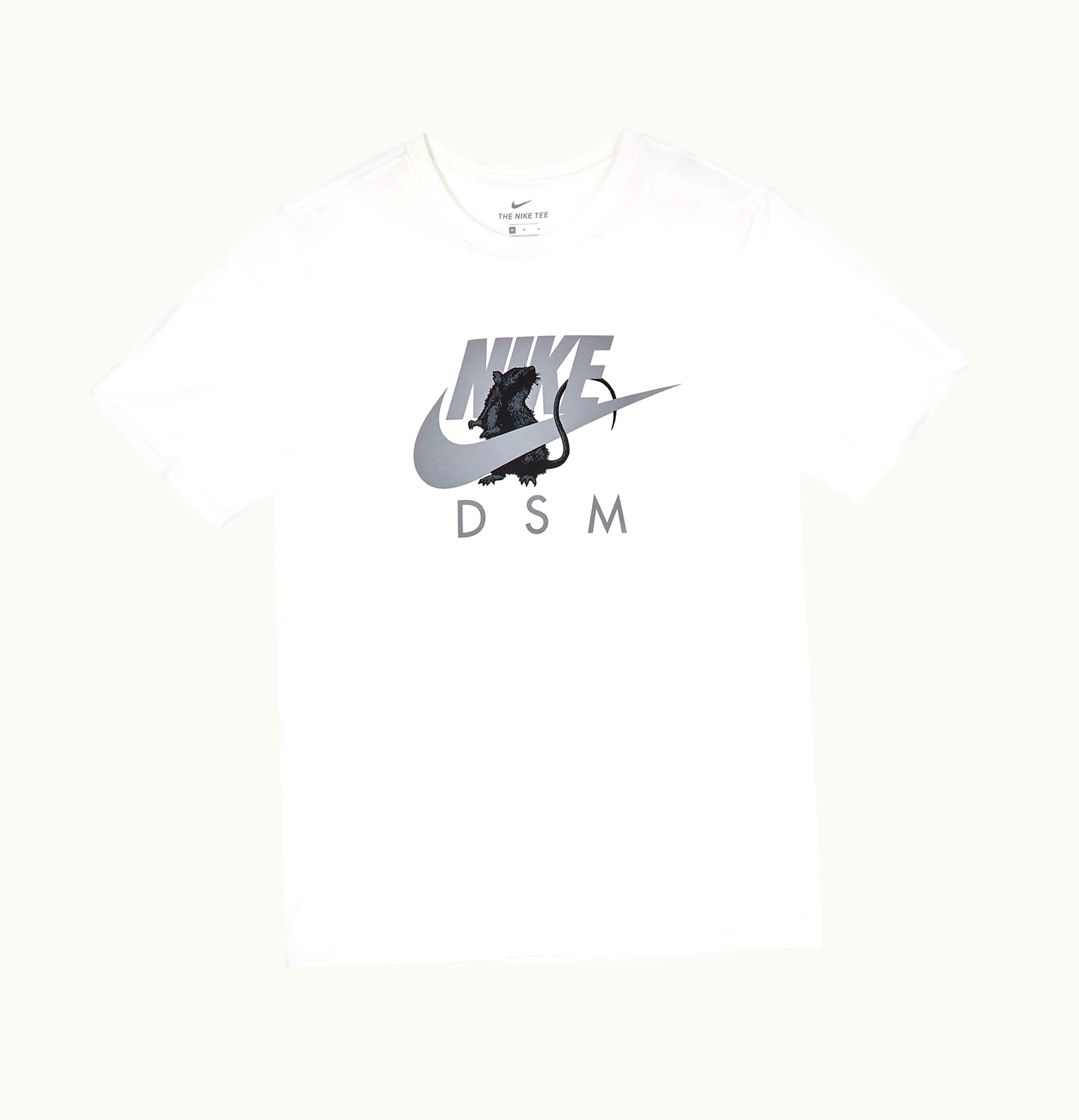 Nike Nike x Dover Street Market Year of the Rat Swoosh Rat T Shirt White