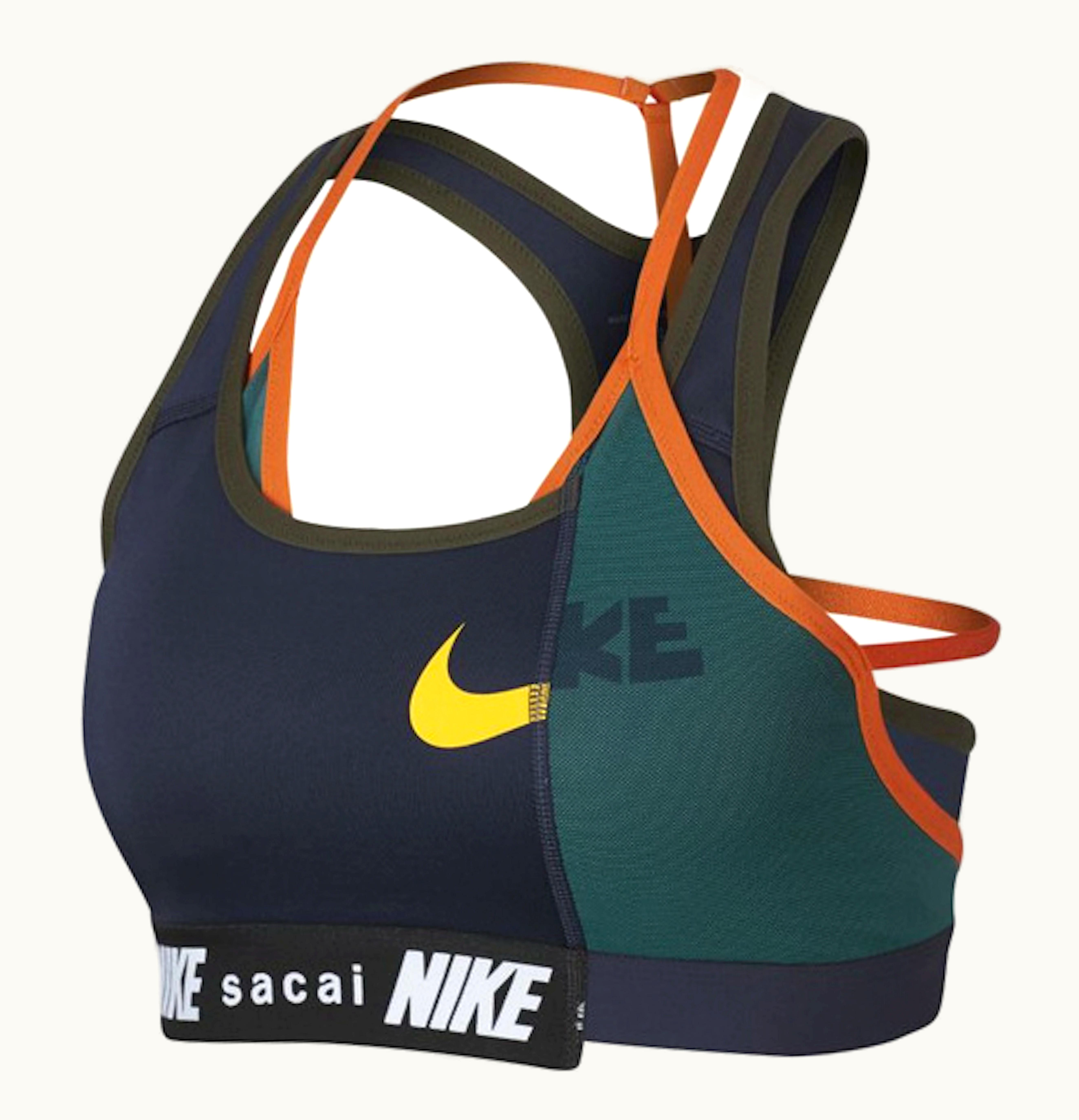 Nike Nike x Sacai Sports Bra Navy Green