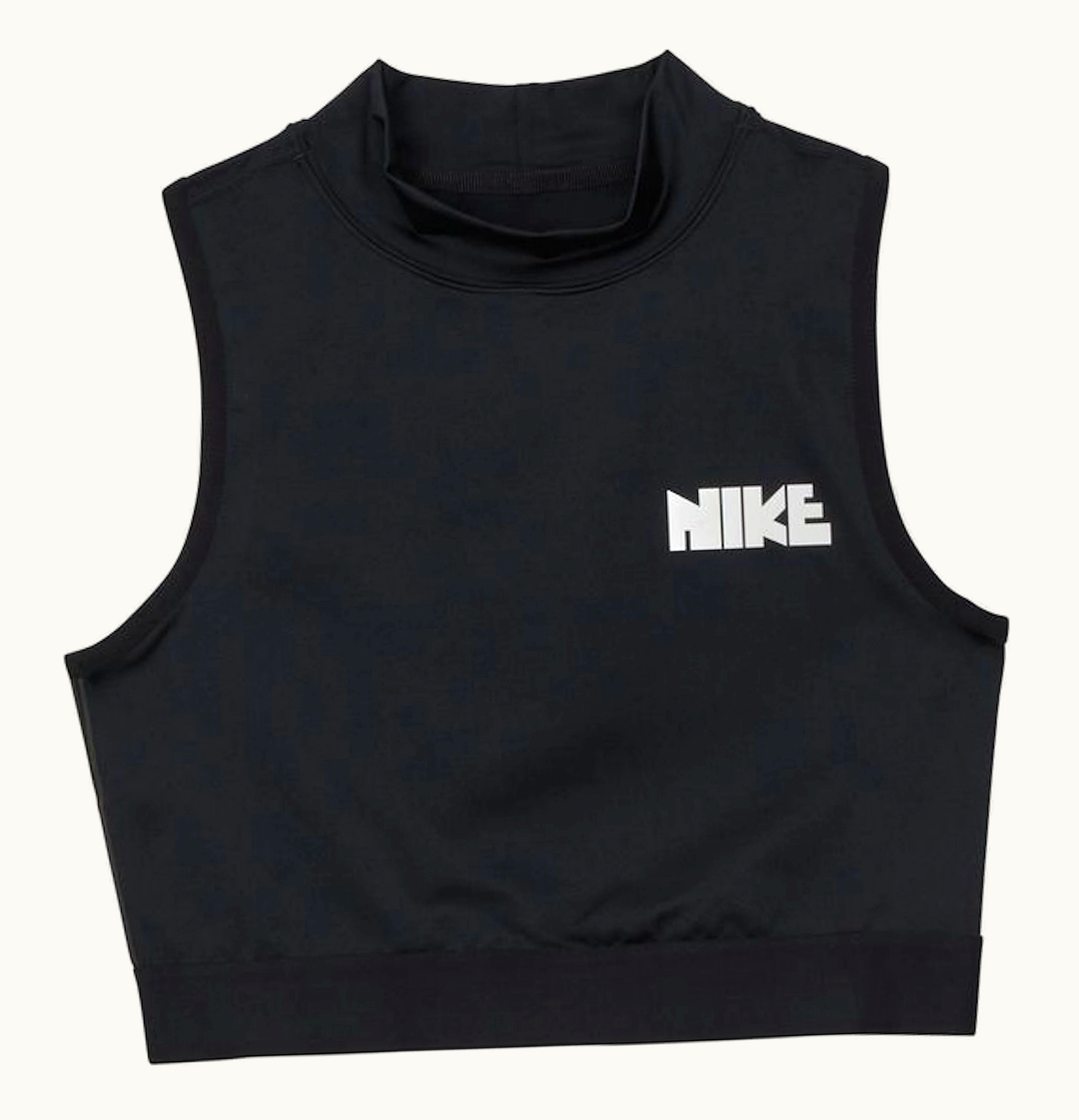 Nike Nike x Sacai Crop Top Black Womens