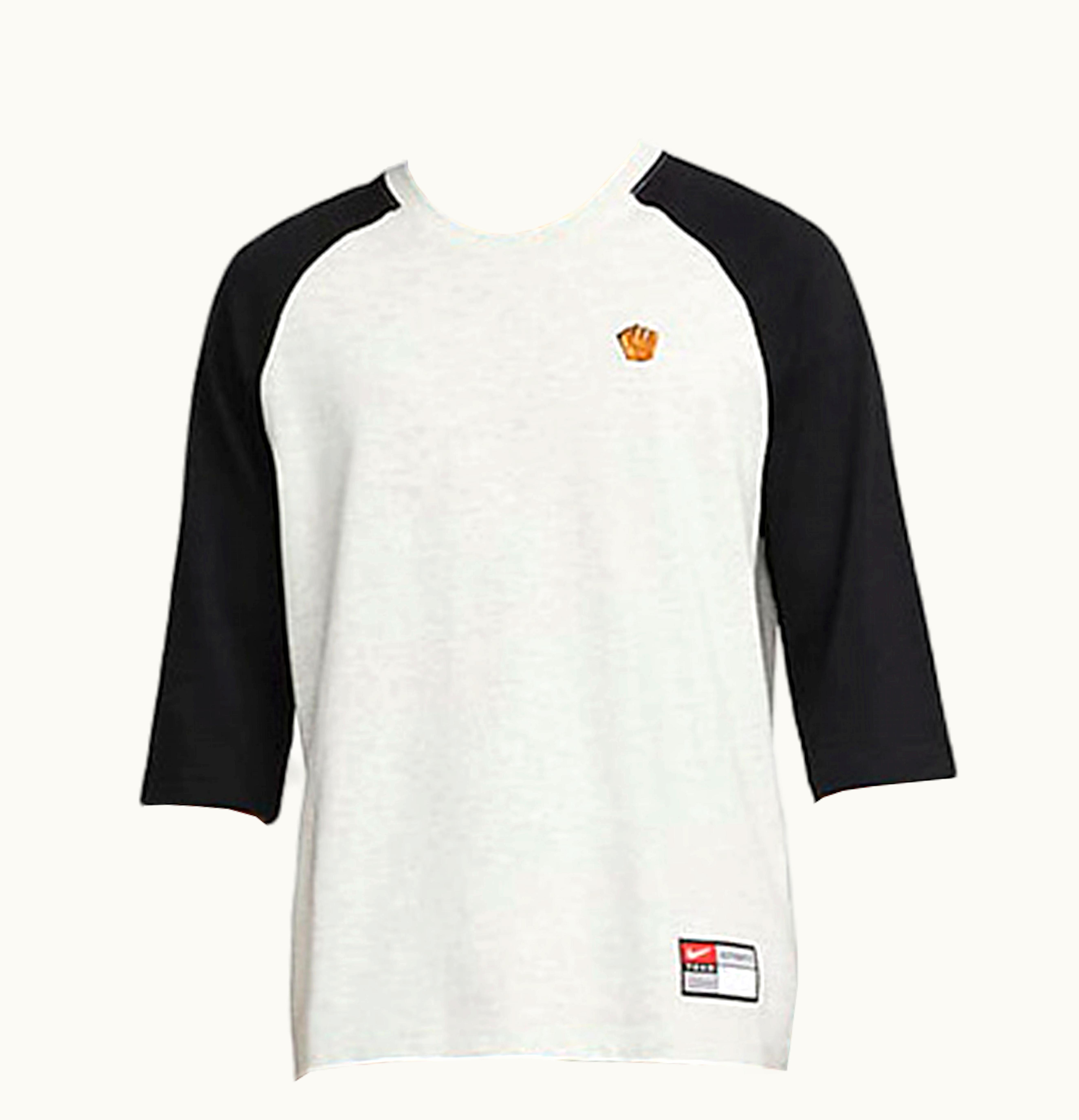 Nike SB Nike SB x MLB Skate Raglan Mitt Logo T shirt Grey Heather Black