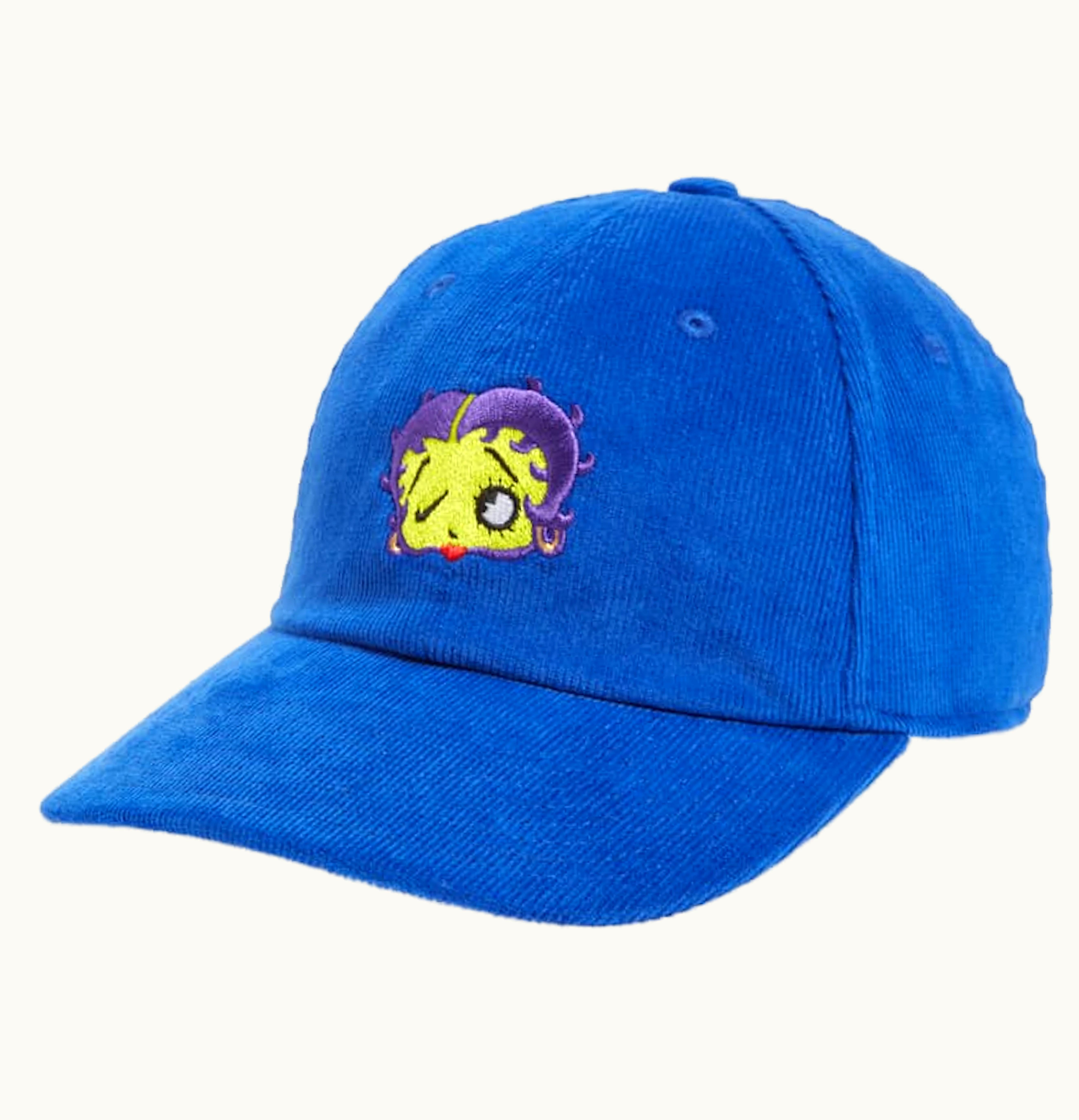 Nike Nike x Olivia Kim Betty Boop Emrboidered Baseball Corduroy Hat Game Royal