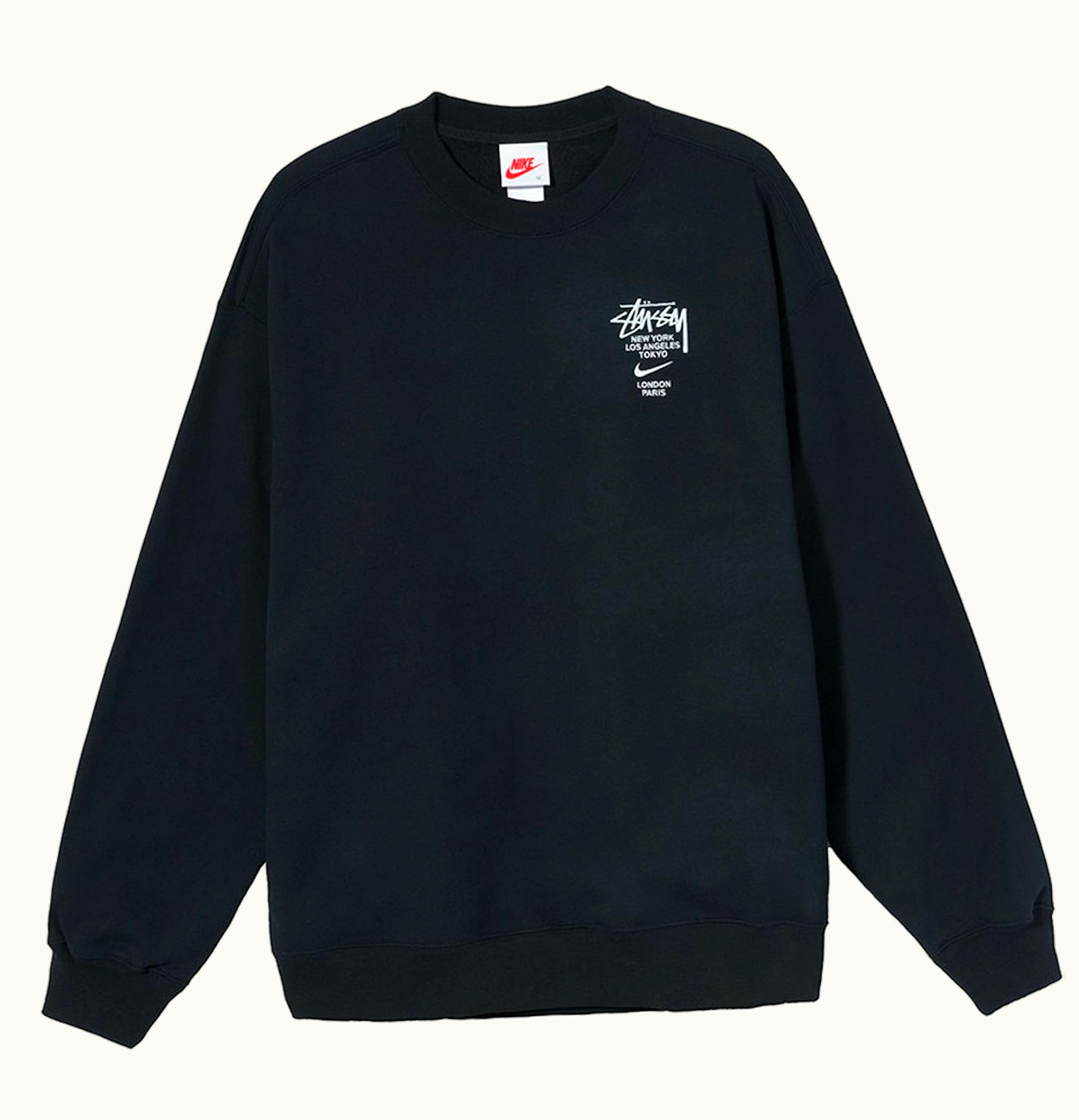 Nike Nike x Stussy International Crewneck Sweatshirt Asia Sizing Black